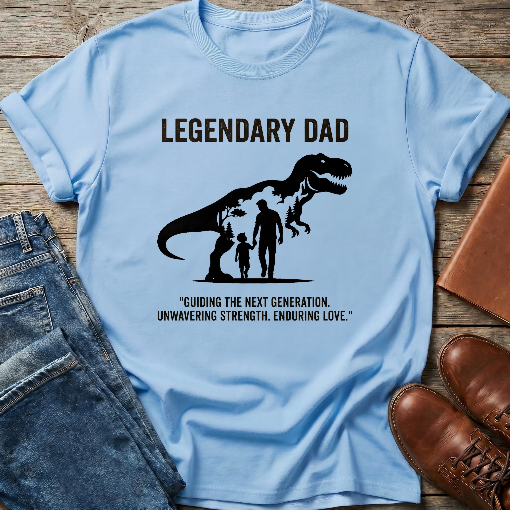 Legendary Dad Dino Bond T Shirt