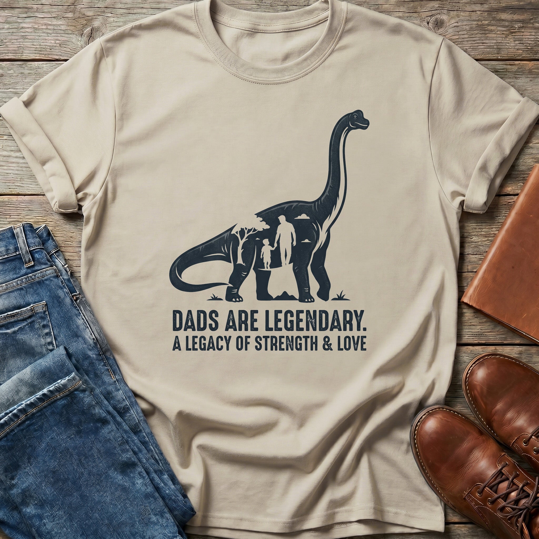 Legendary Strength Dad T Shirt