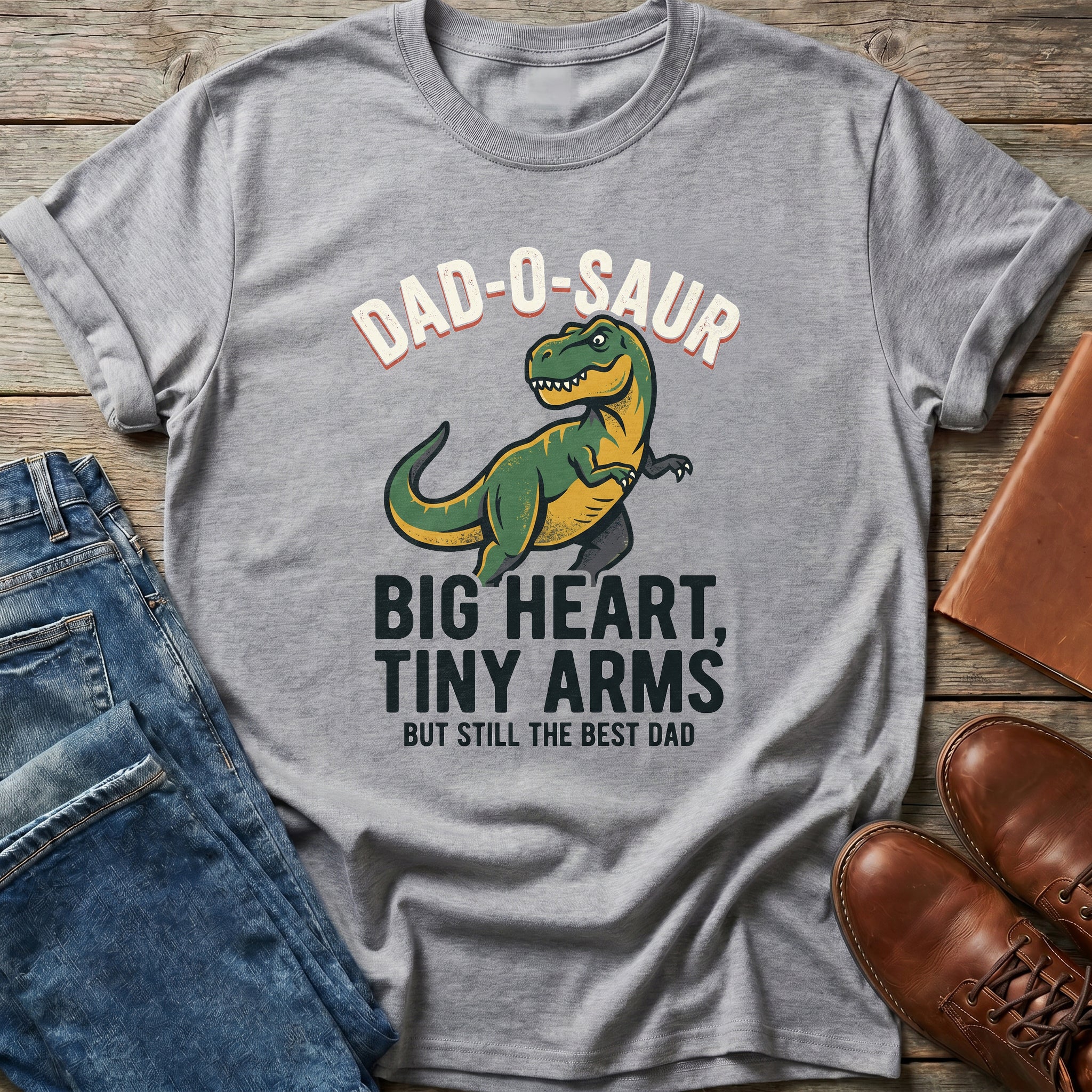 Dad-O-Saur Best Dad T Shirt