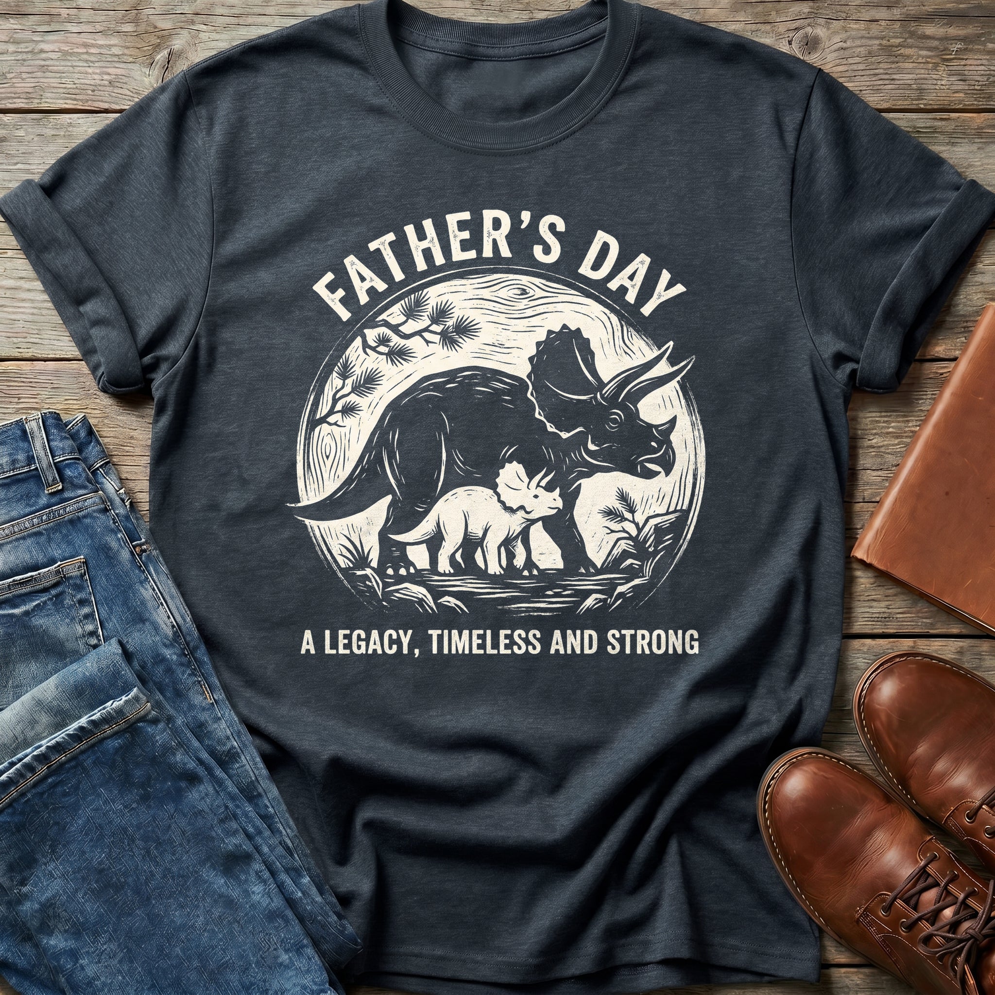 Father's Day Legacy Dino T Shirt