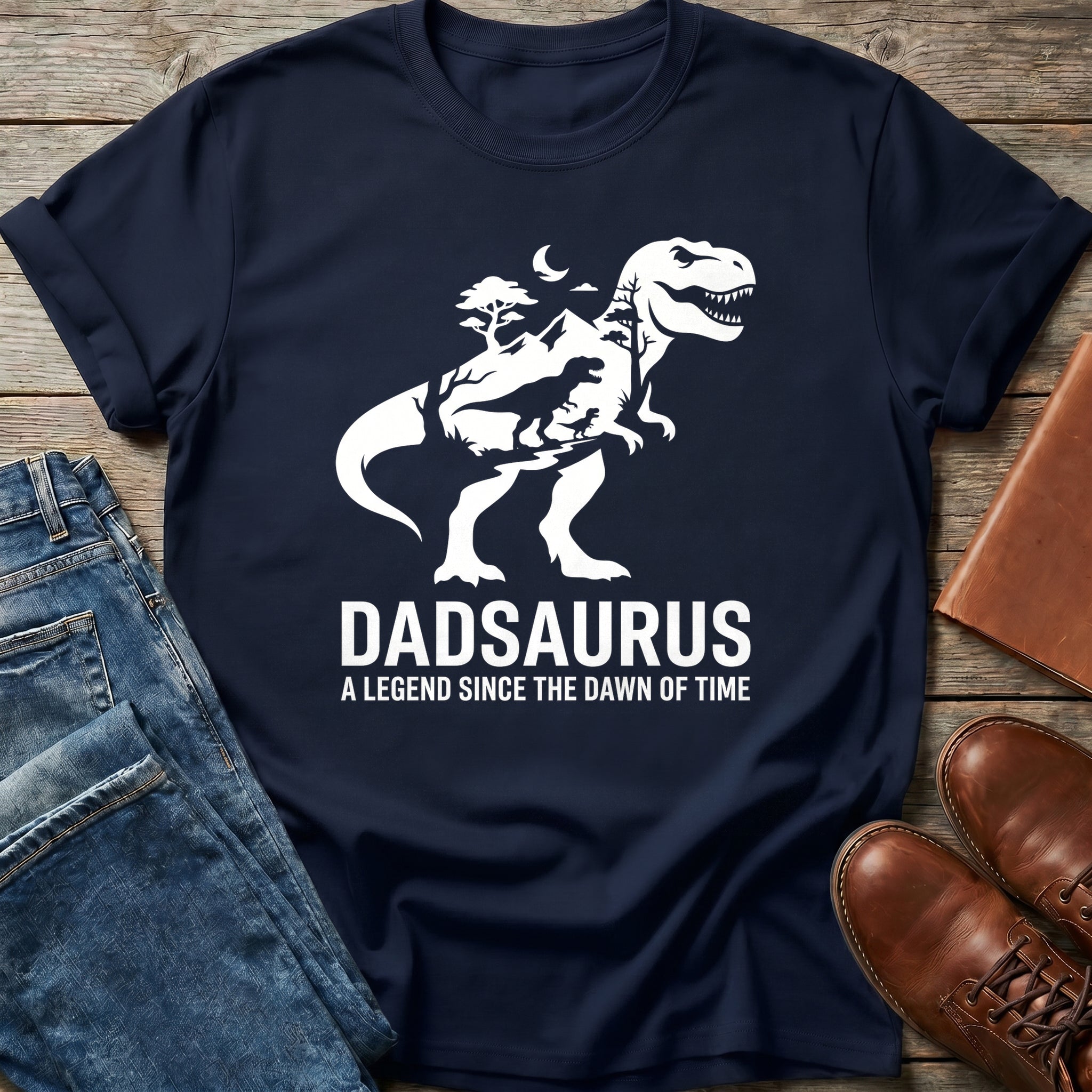Dadsaurus: Ancient Legend T Shirt