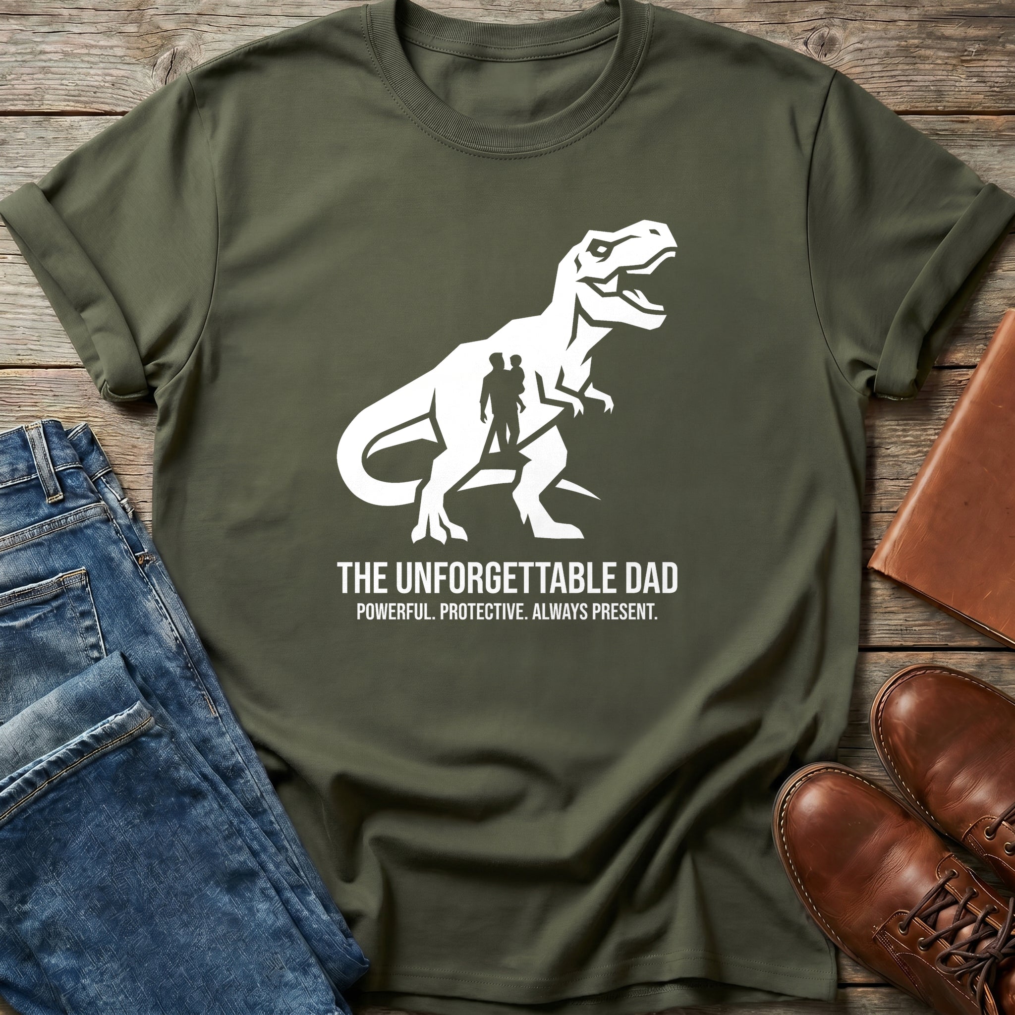 Unforgettable Dad Dino T-Shirt