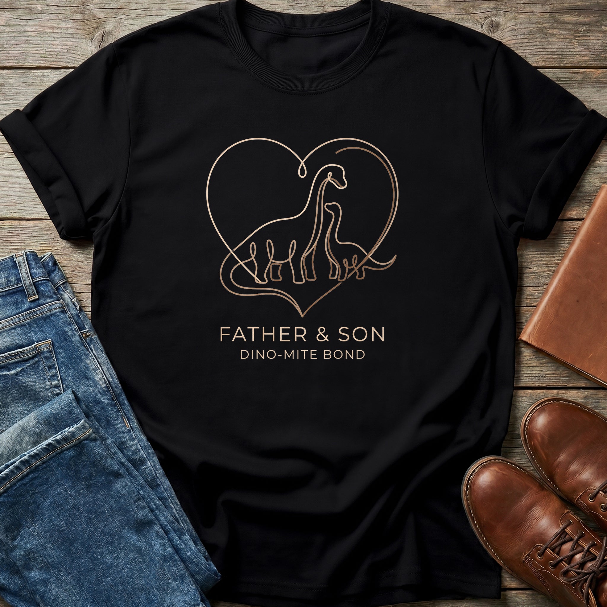 Dino-Mite Father & Son Bond T Shirt