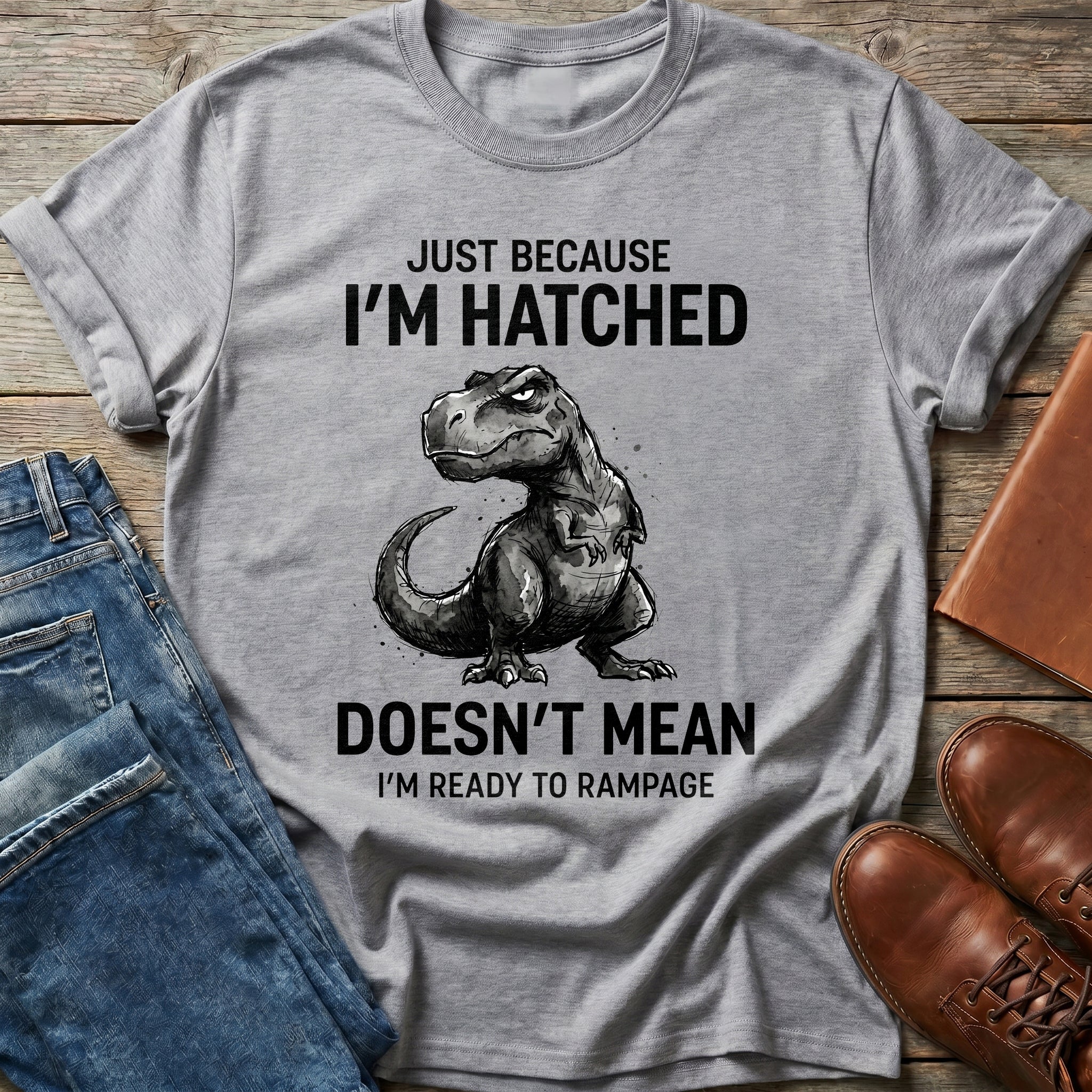Just Hatched Not Rampage T Shirt