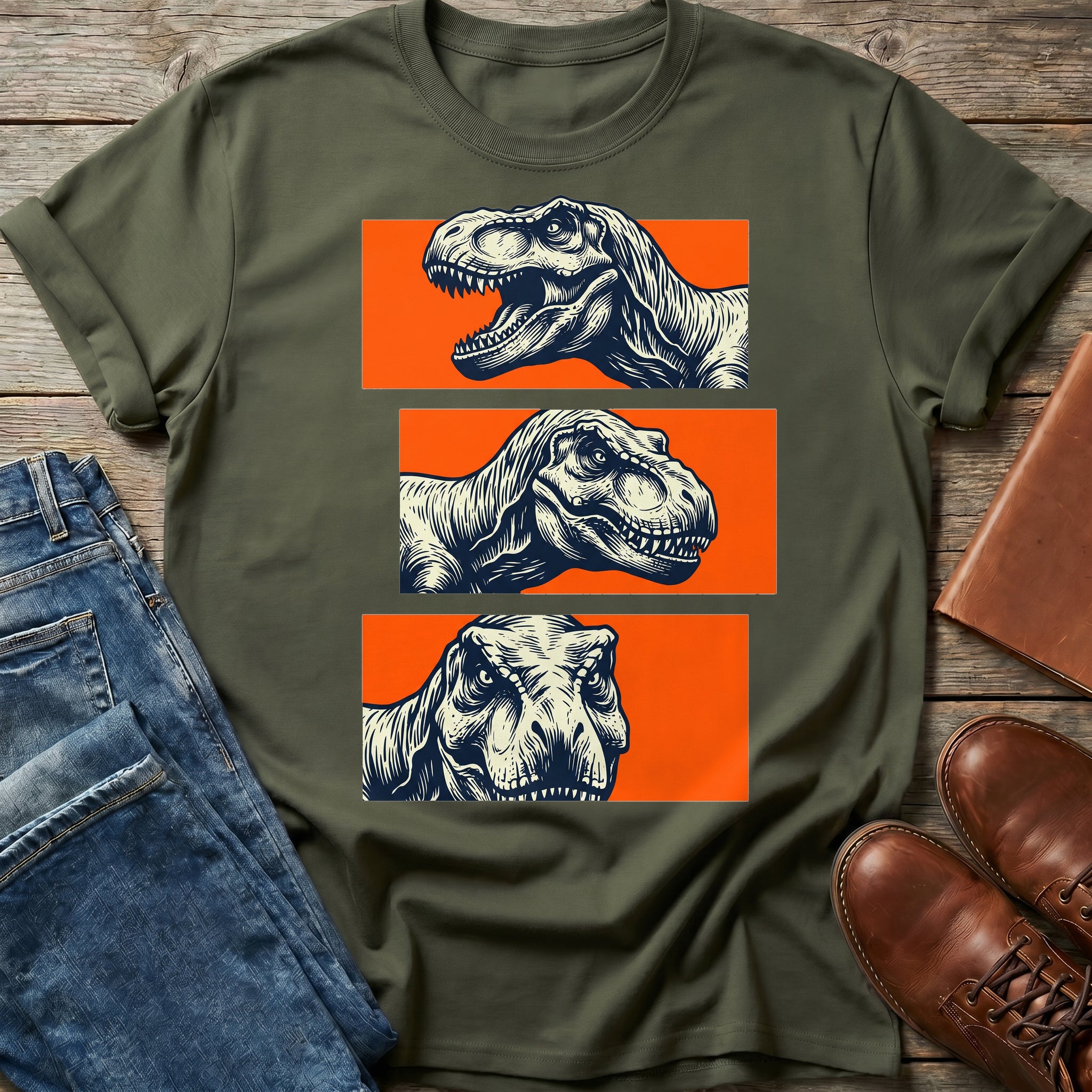 Three Faces of Rex T Shirt