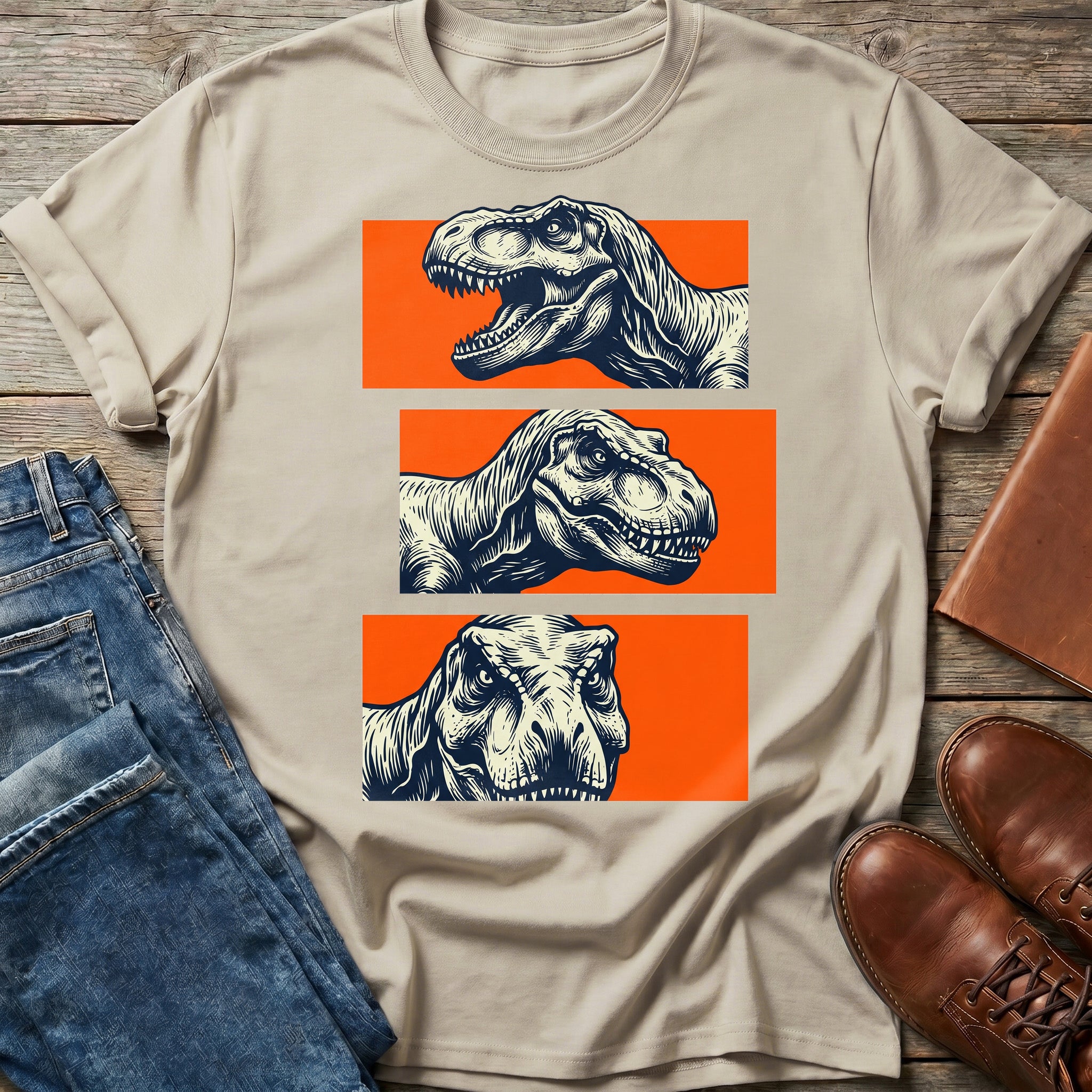 Three Faces of Rex T Shirt