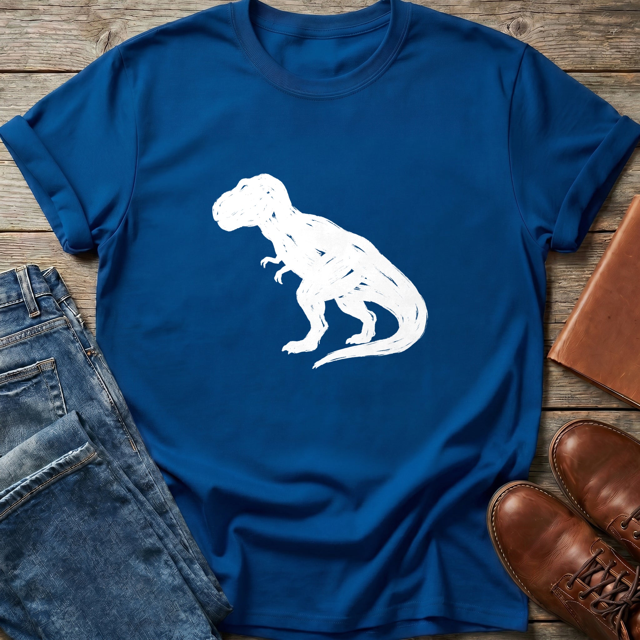 Rough Sketch T-Rex T Shirt