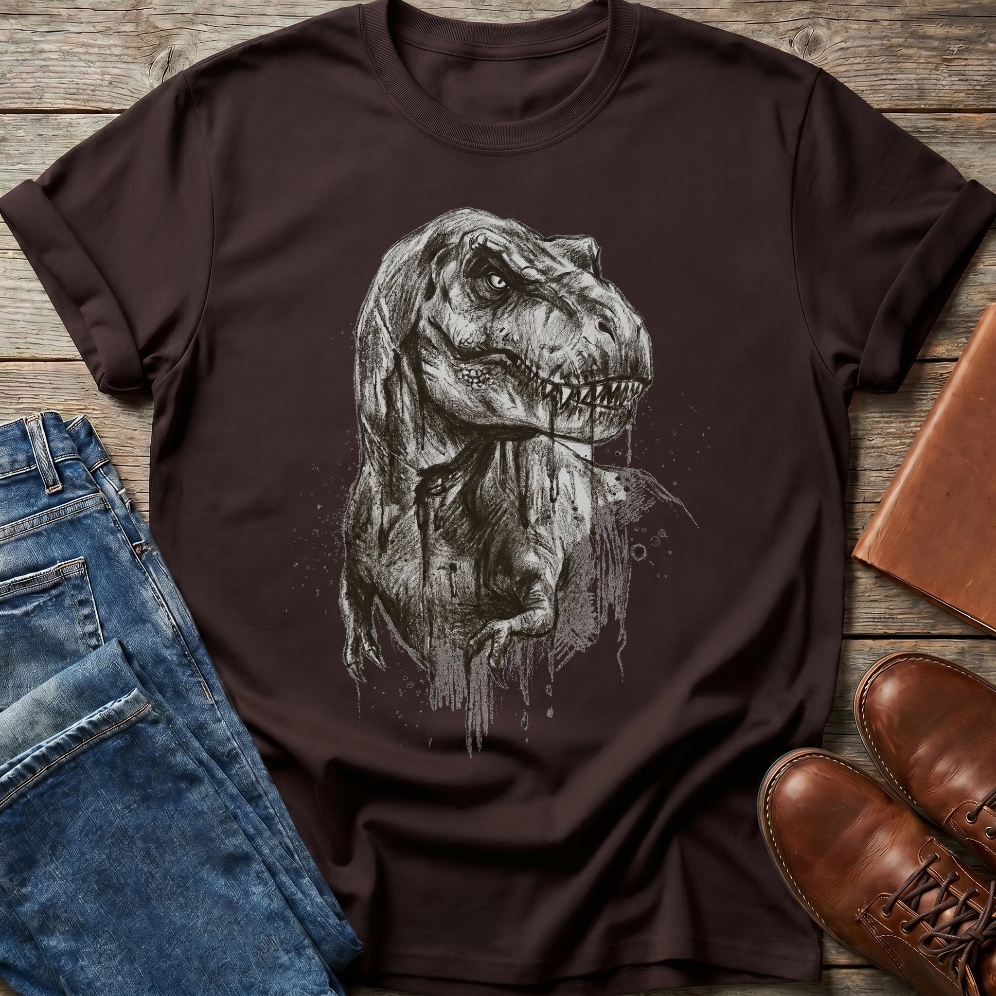 Fierce T-Rex Grudge T-Shirt