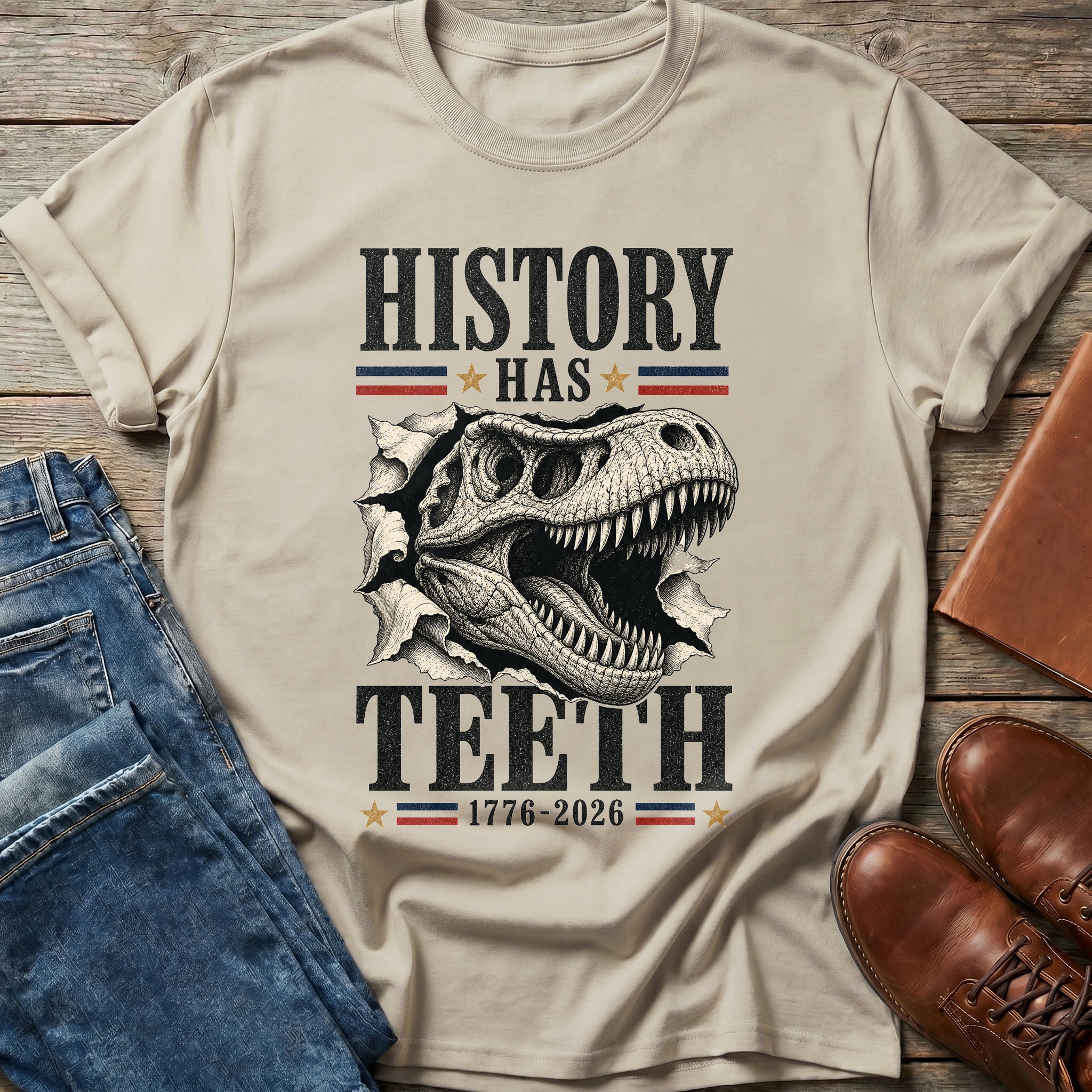 History Has Teeth T Shirt