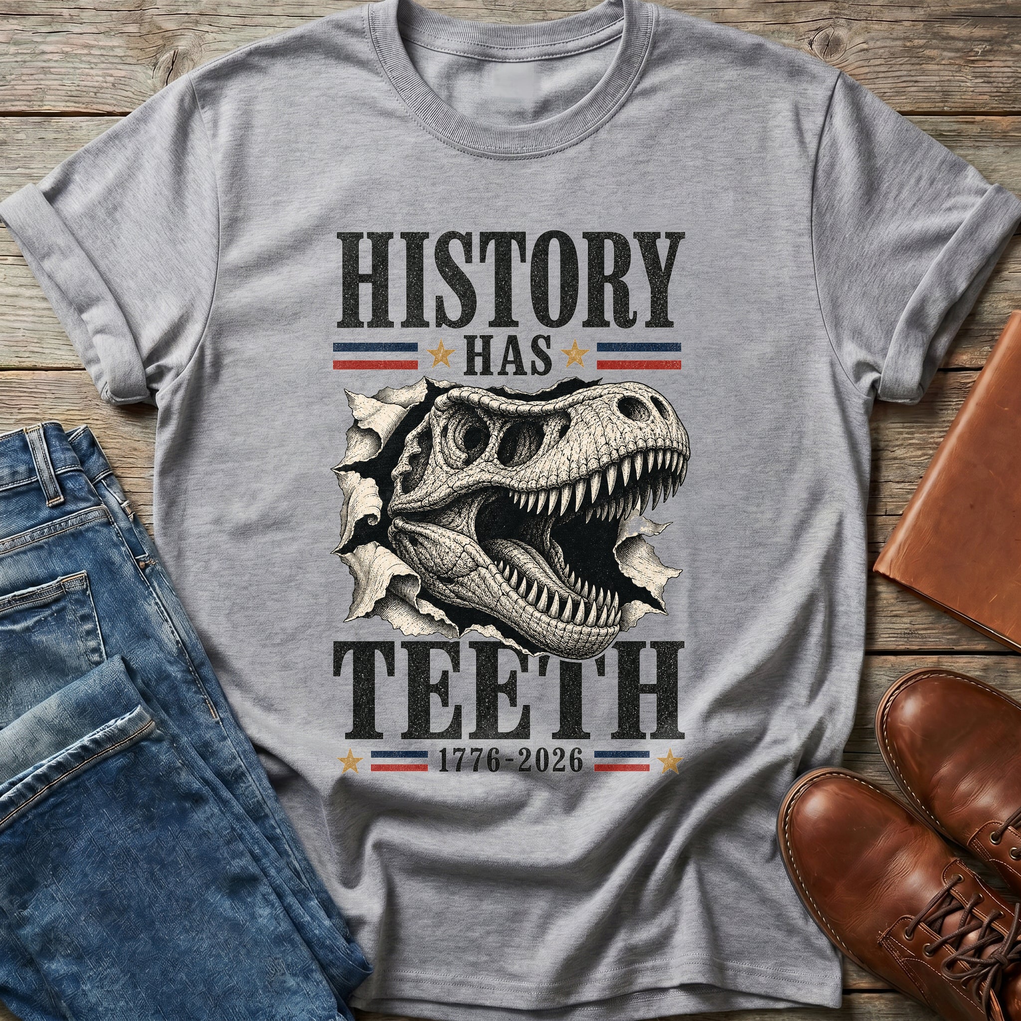 History Has Teeth T Shirt