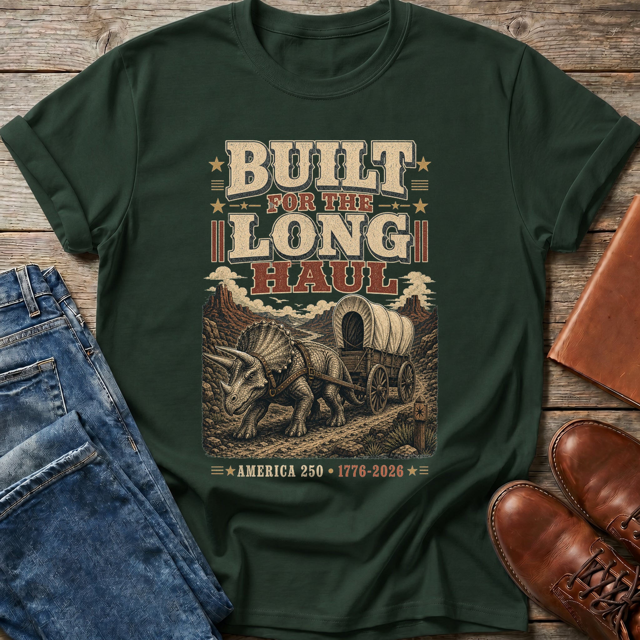 Built For Long Haul Dino T Shirt