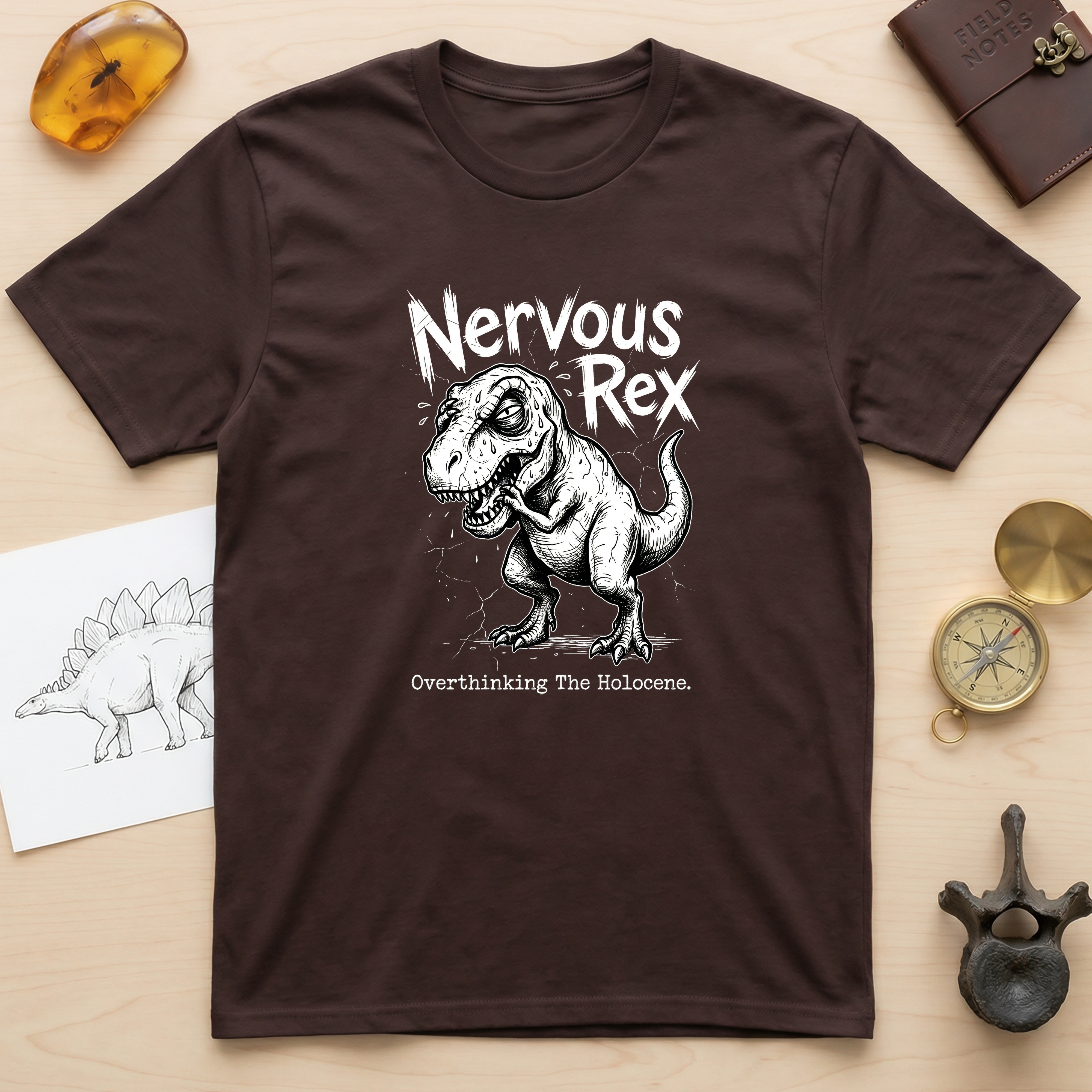The Struggle Is Real' Cute Dinosaur T-Shirt