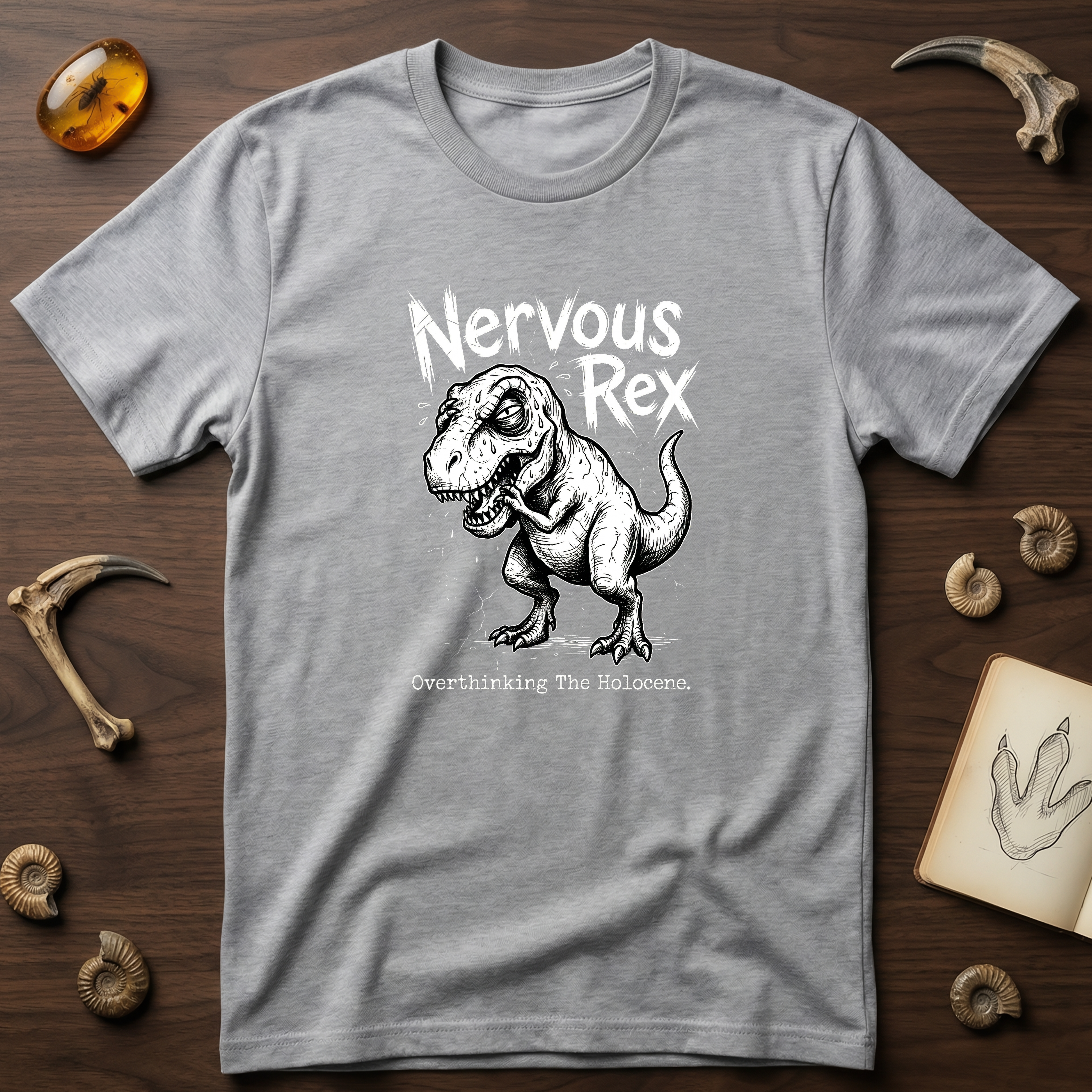The Struggle Is Real' Cute Dinosaur T-Shirt