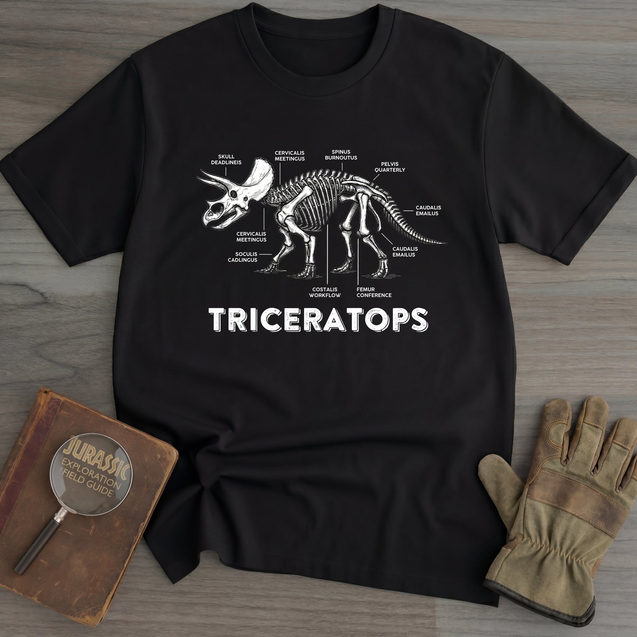 Triceratops Anatomy T-Shirt