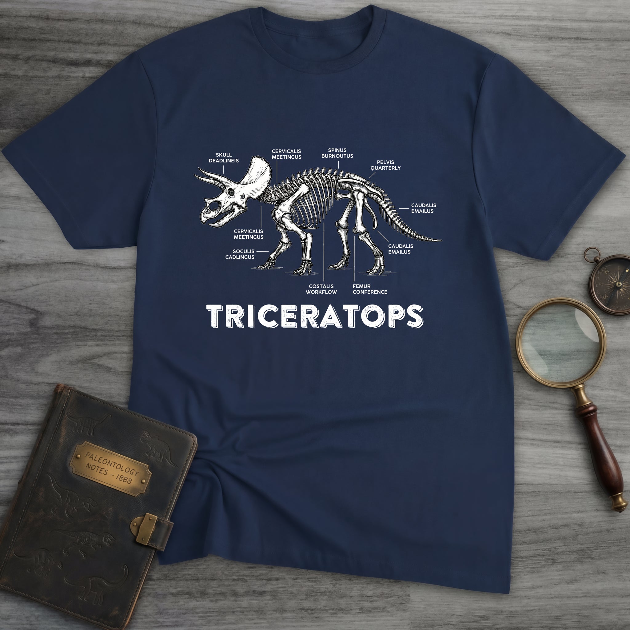 Triceratops Anatomy T-Shirt