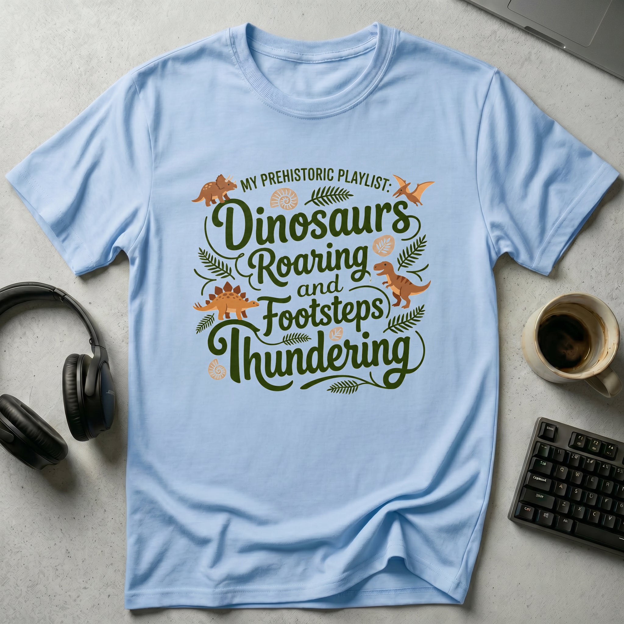 Dinosaurs Roaring T-Shirt