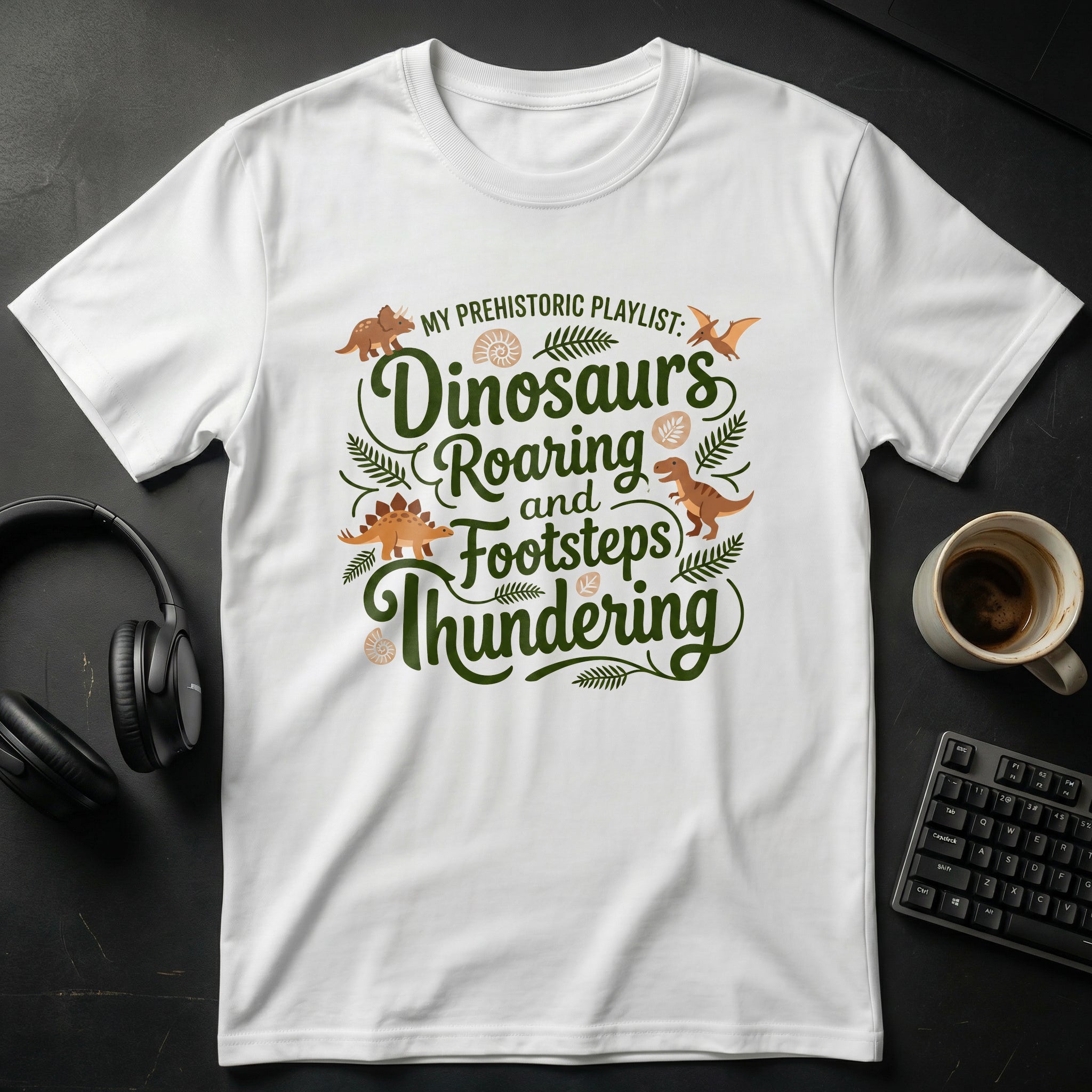 Dinosaurs Roaring T-Shirt