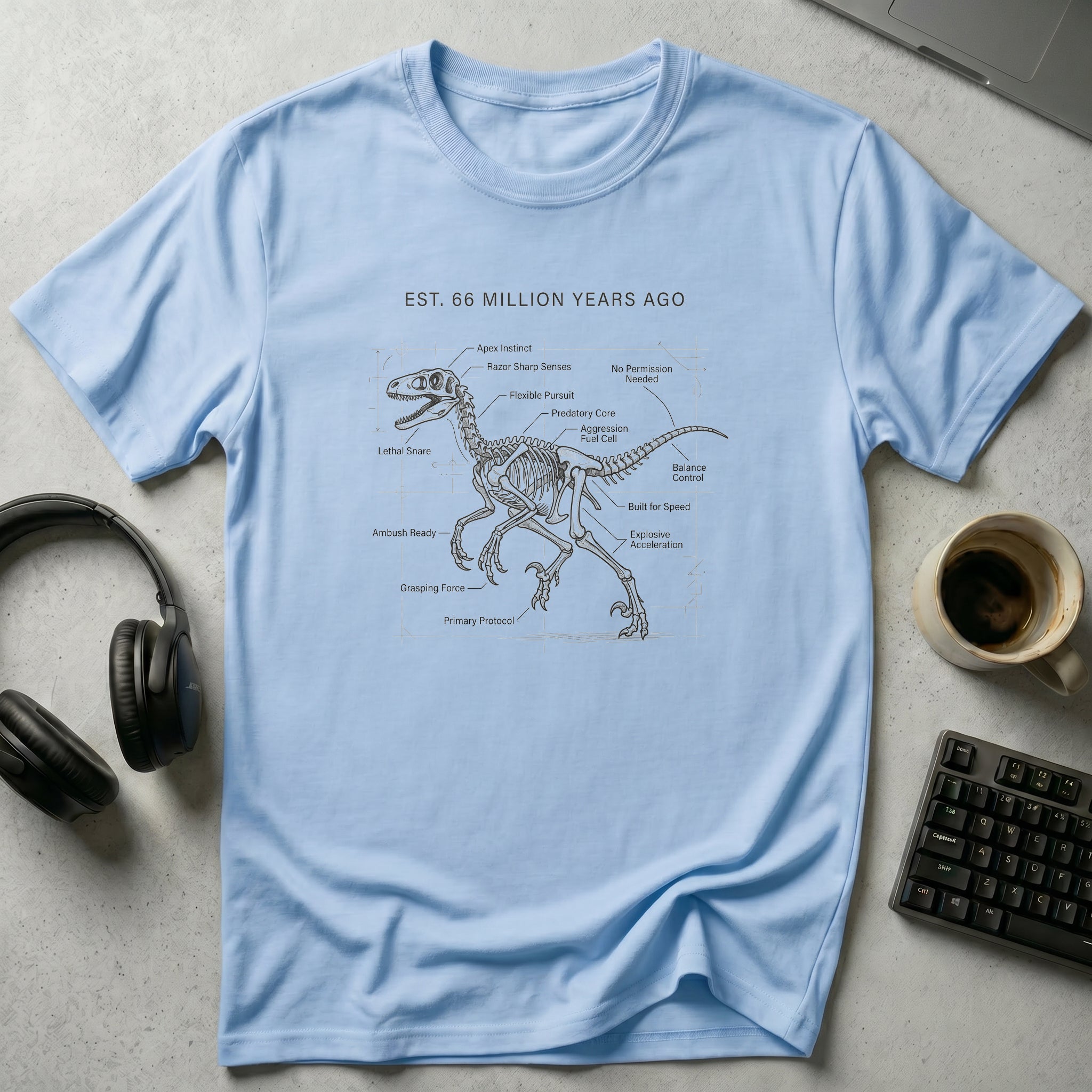 Dinosaur Diagram T-Shirt