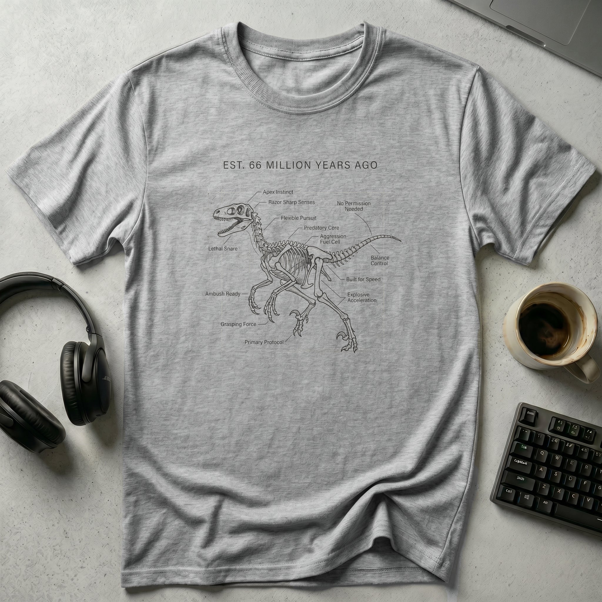 Dinosaur Diagram T-Shirt
