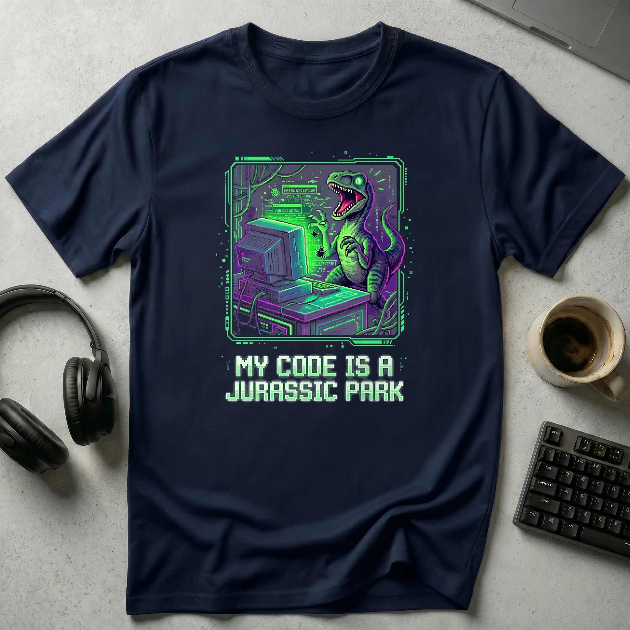 My Code Is a Jurassic Park T-Shirt