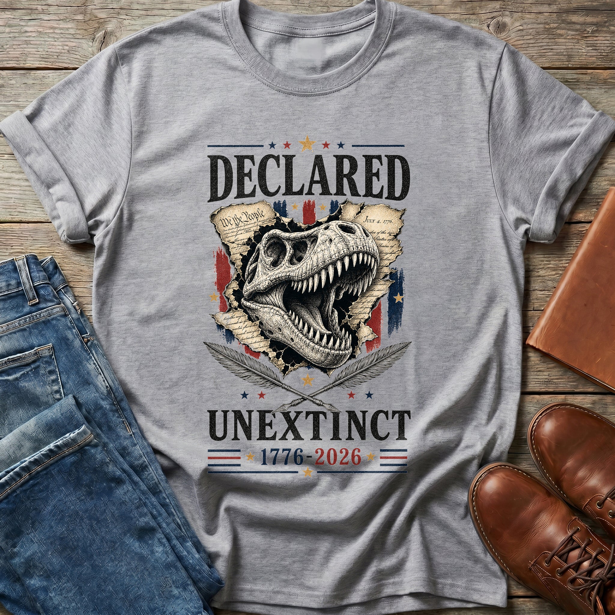 Declared Unextinct 1776-2026 T Shirt