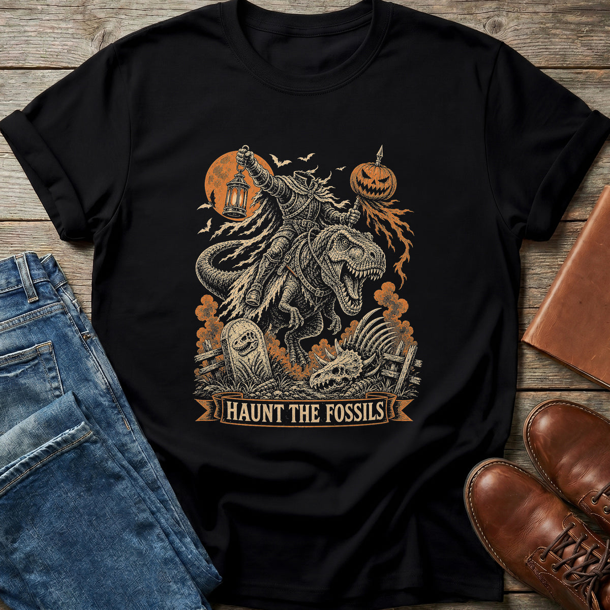 Haunt The Fossils with Rex T Shirt