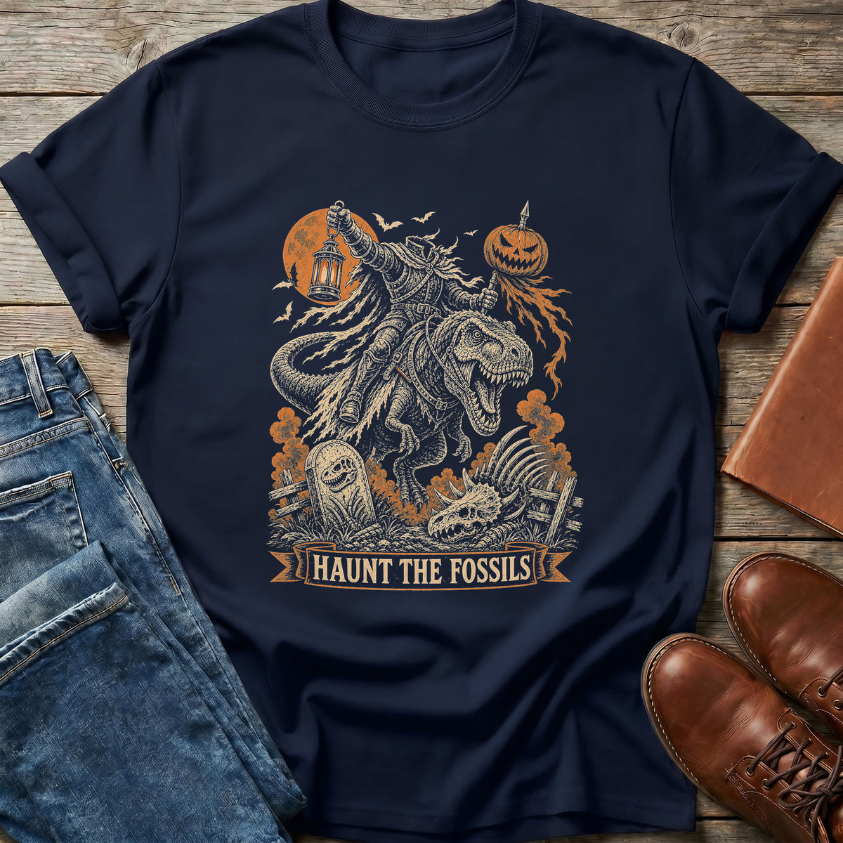 Haunt The Fossils with Rex T Shirt