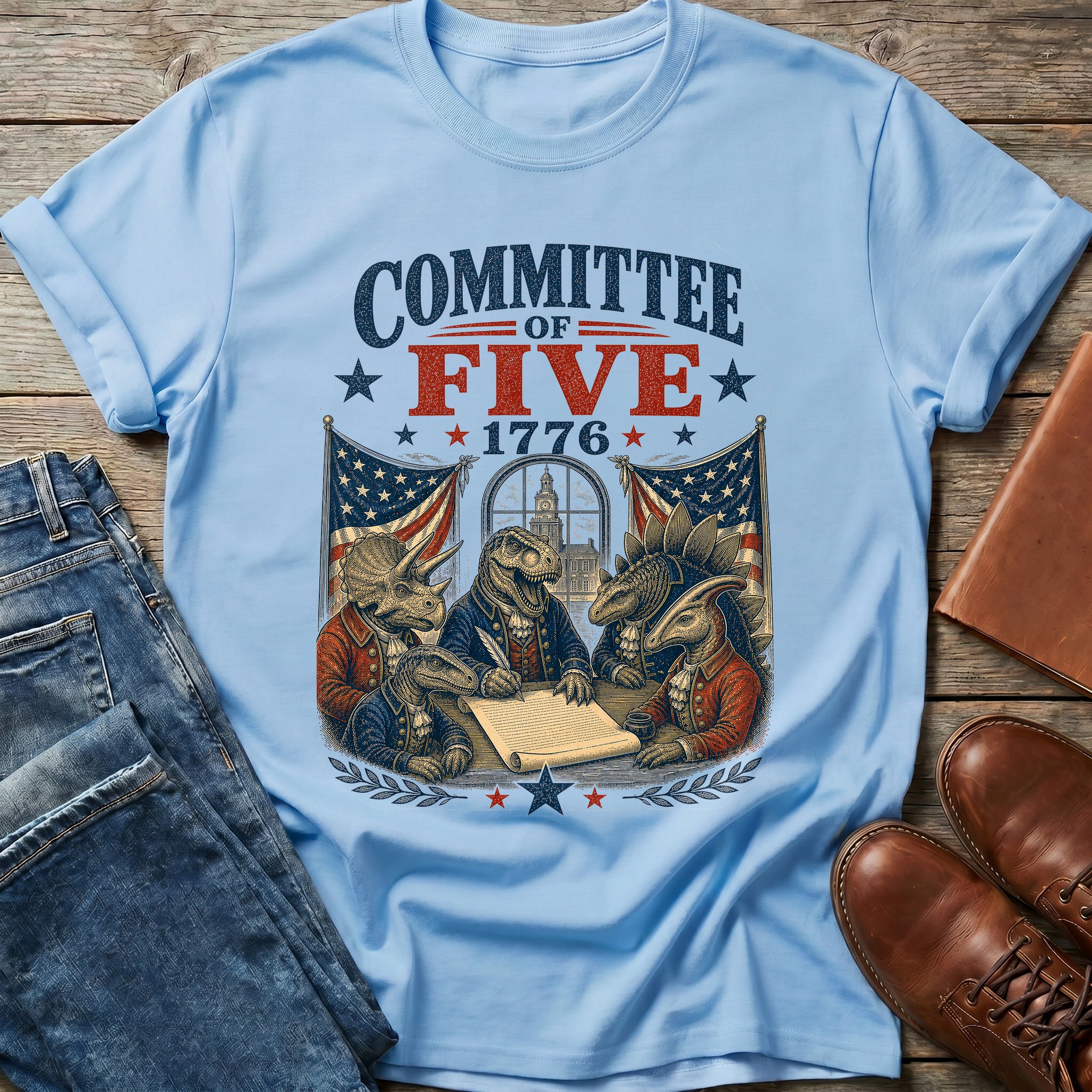 Committee of Five 1776 T Shirt