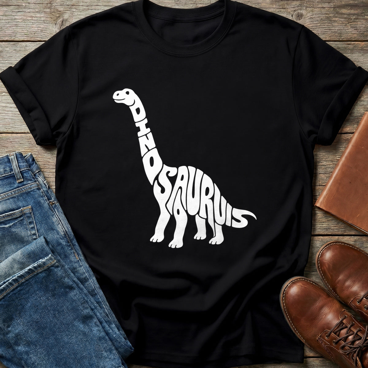 Dino Word Art T Shirt