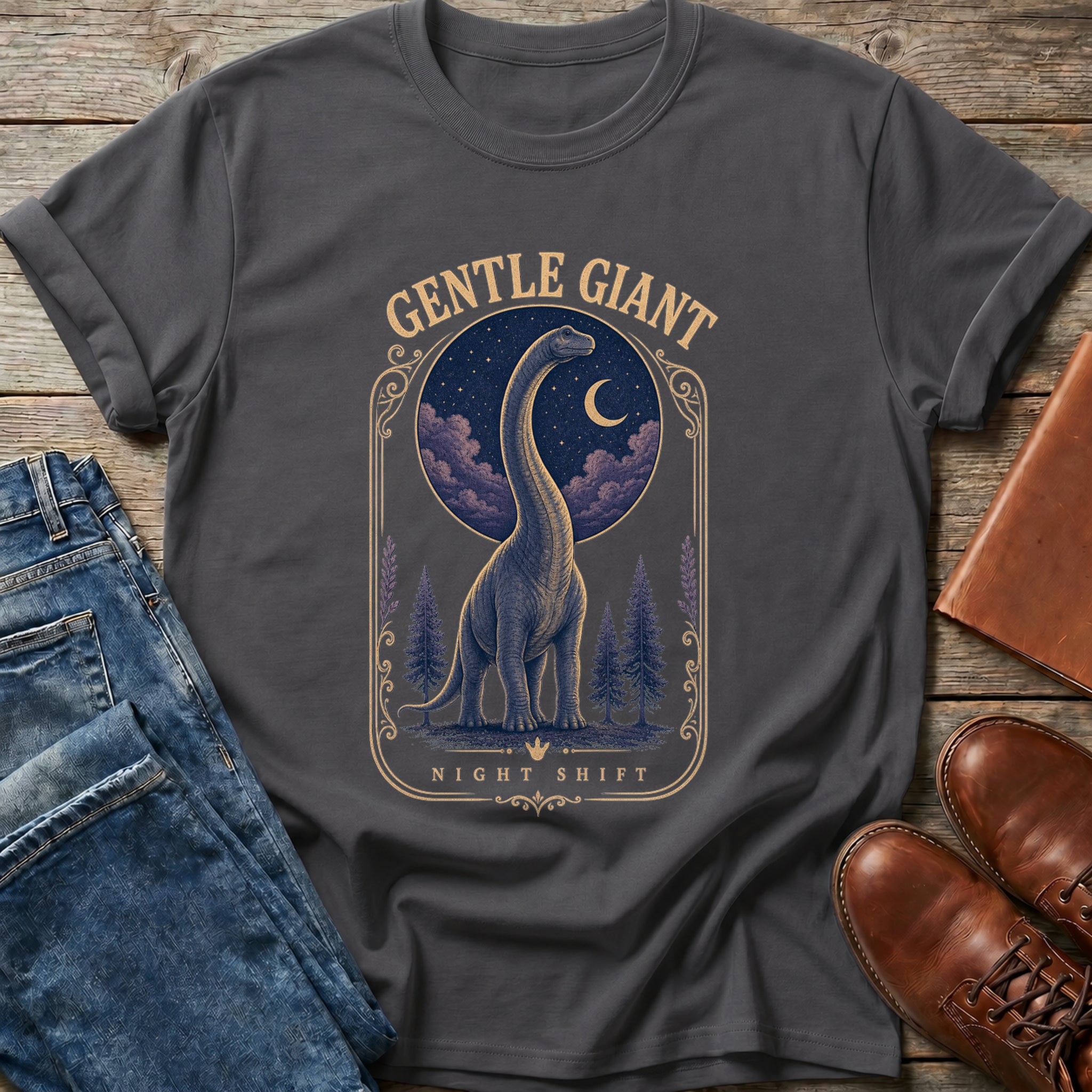 Gentle Giant Night Shift T Shirt