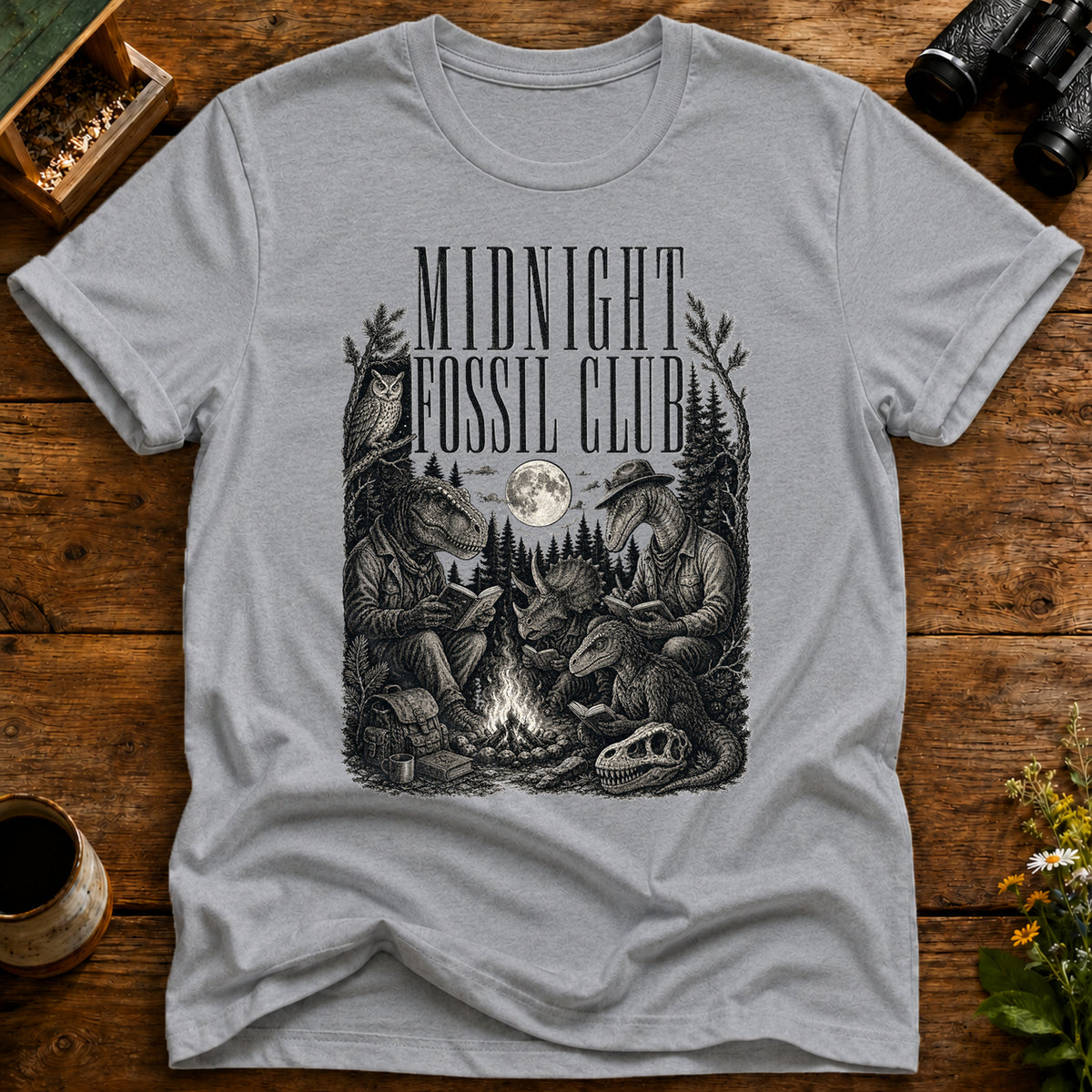 Midnight Fossil Club T Shirt