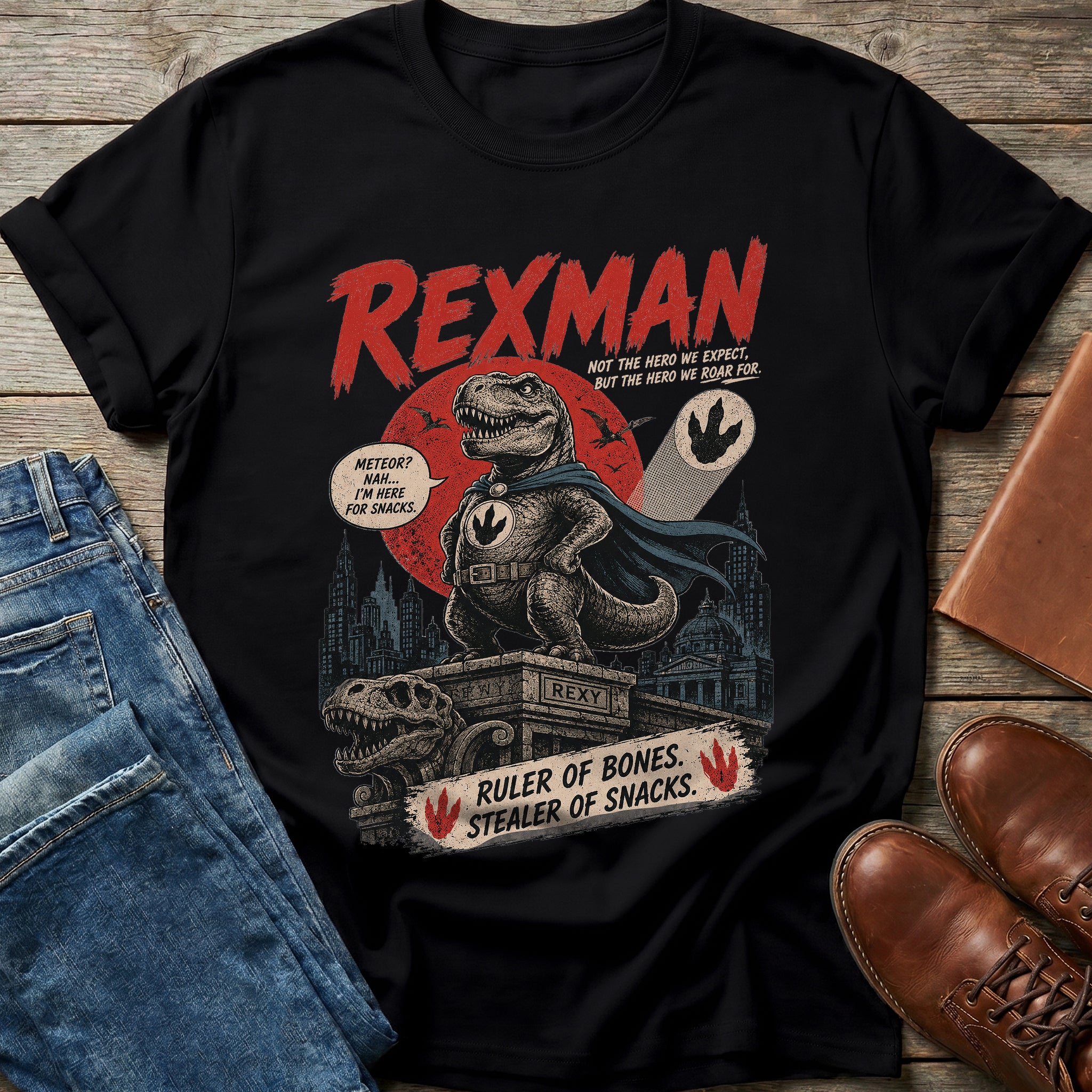 Rexman Ruler of Bones T Shirt