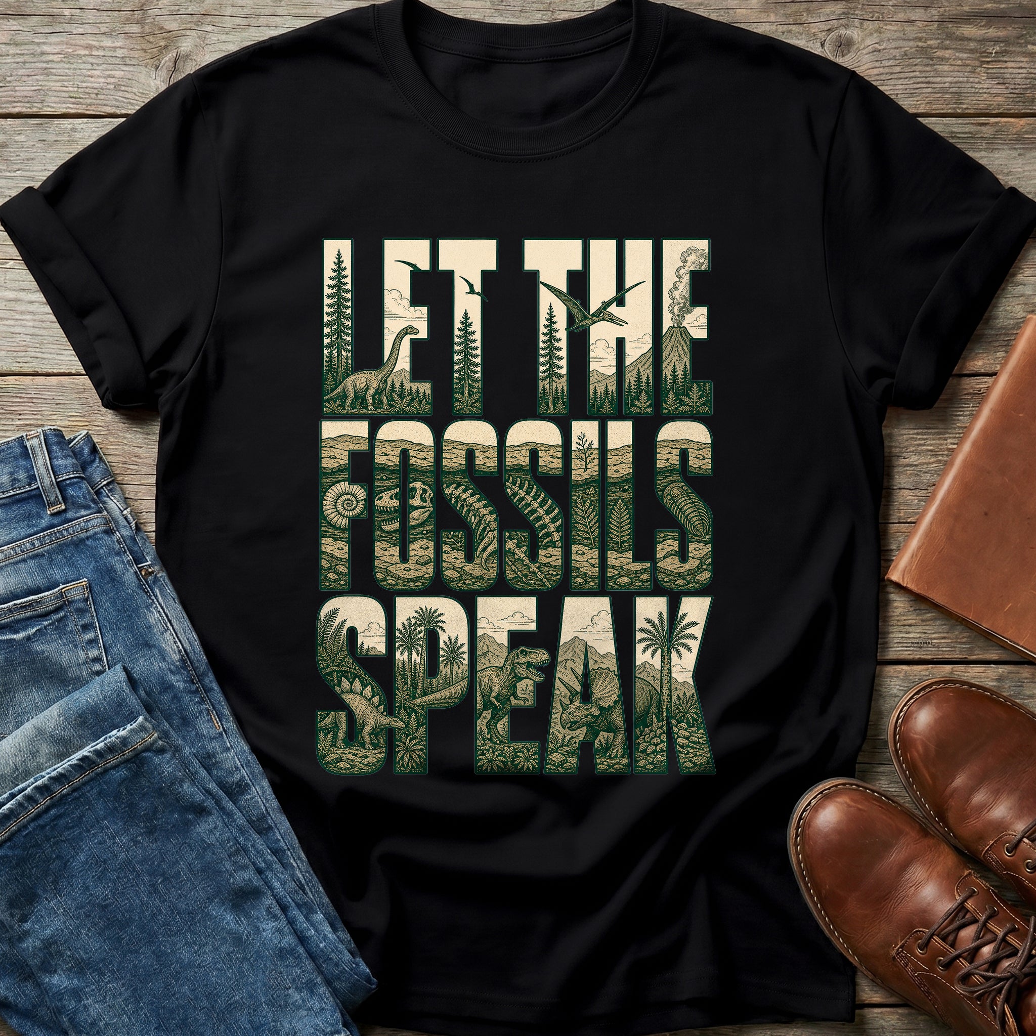 Let Fossils Speak T Shirt