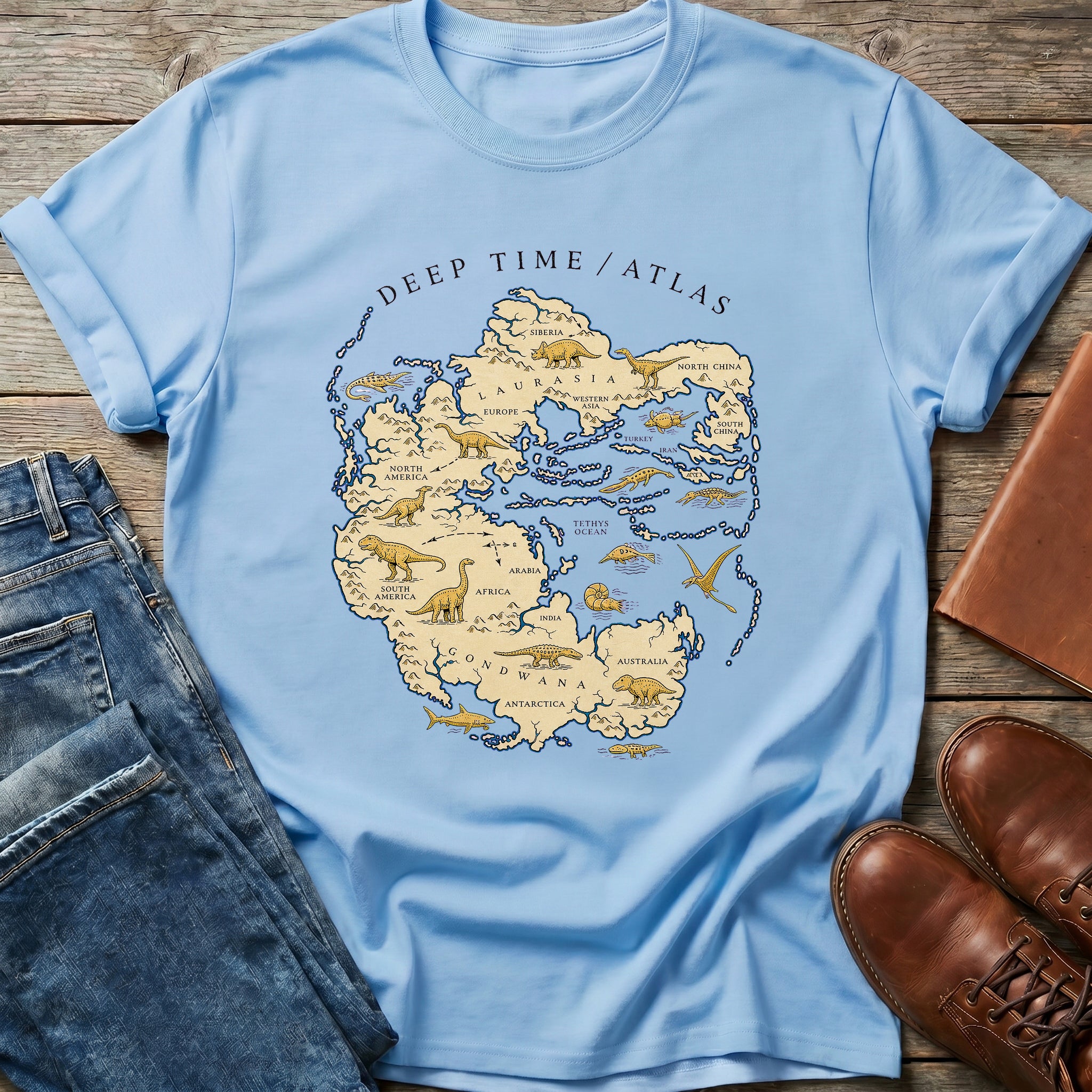 Deep Time Atlas T Shirt