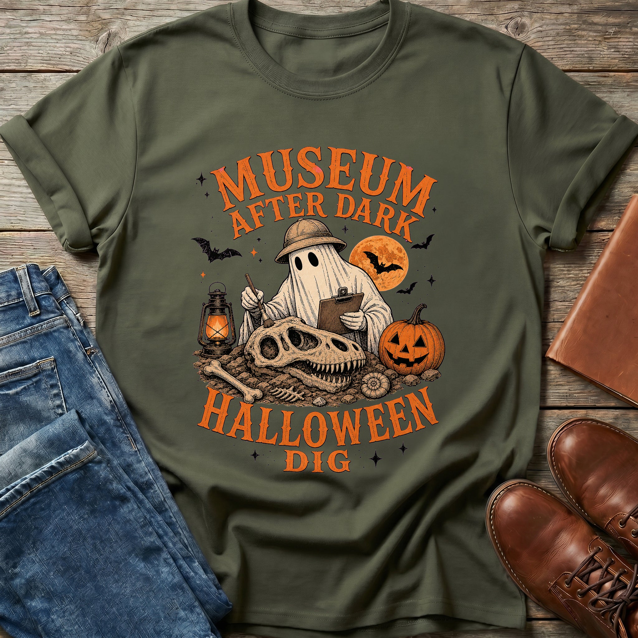 Museum Halloween Dig T Shirt