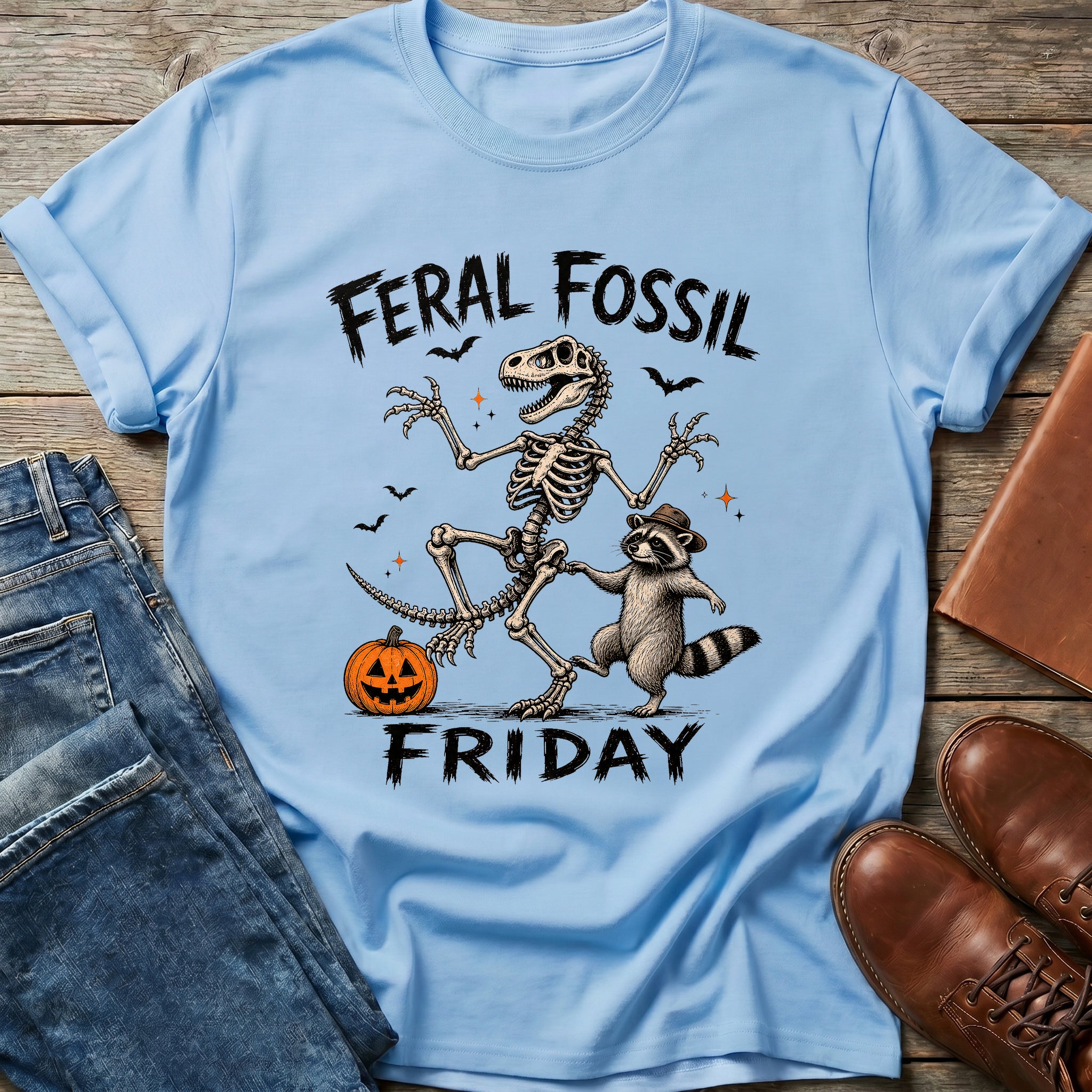 Feral Fossil Friday T Shirt
