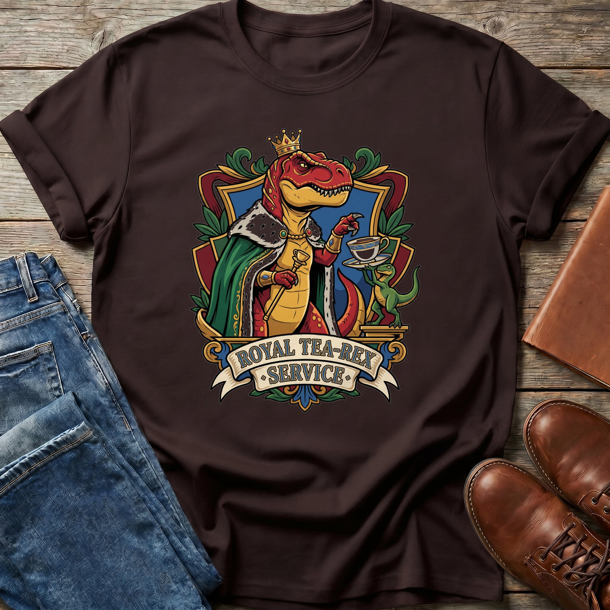 Royal Tea-Rex Service T-Shirt