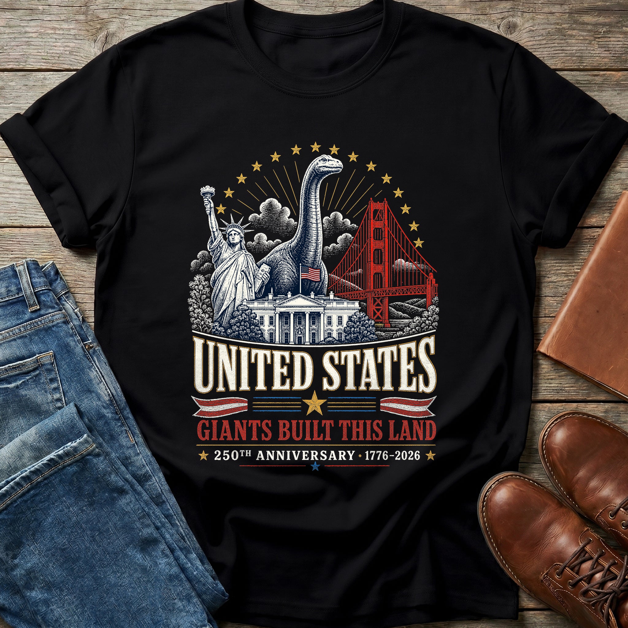 Giants Built This Land T Shirt