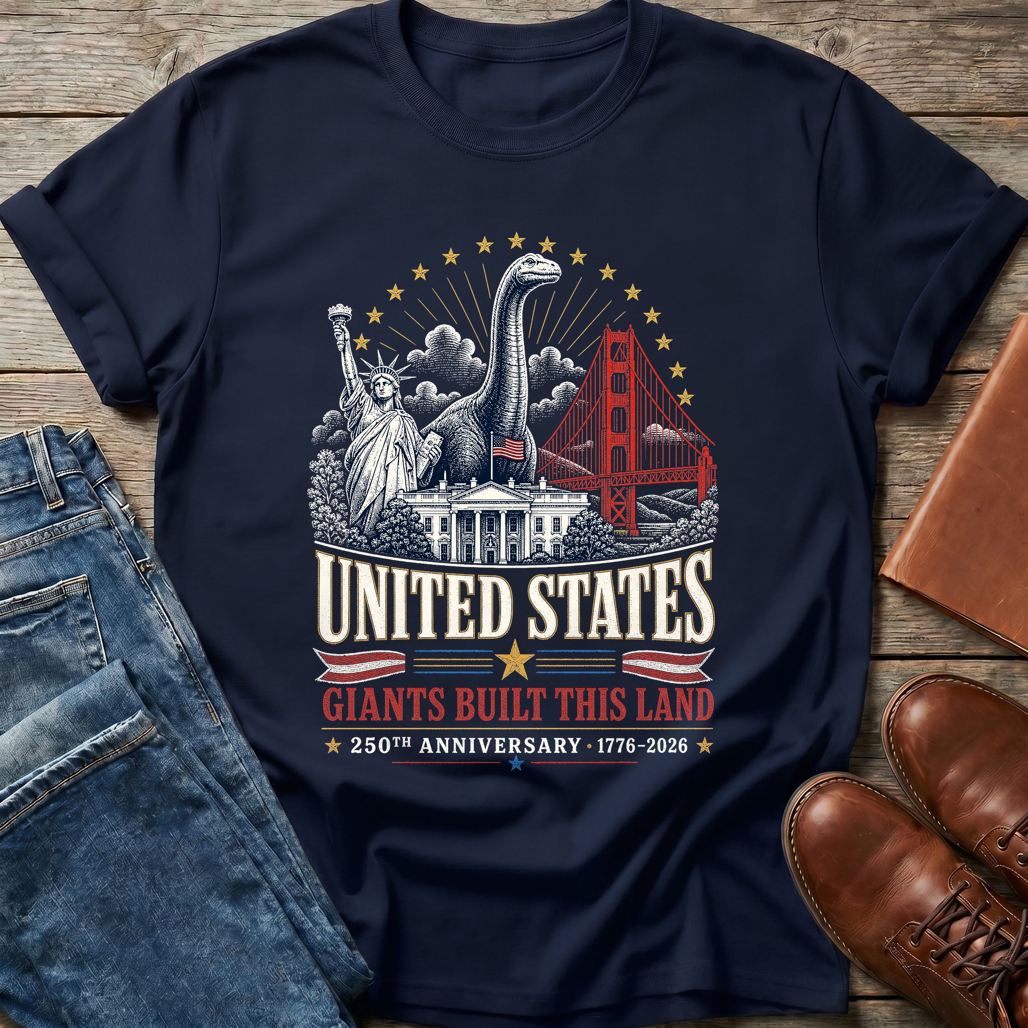 Giants Built This Land T Shirt