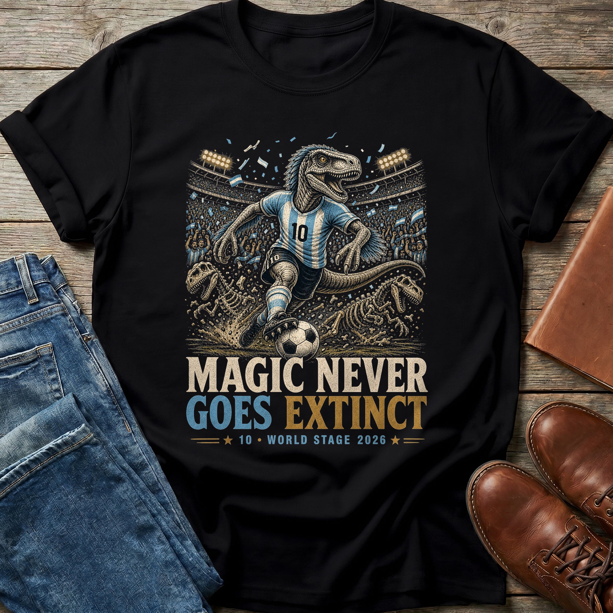 Magic Never Extinct Soccer T Shirt
