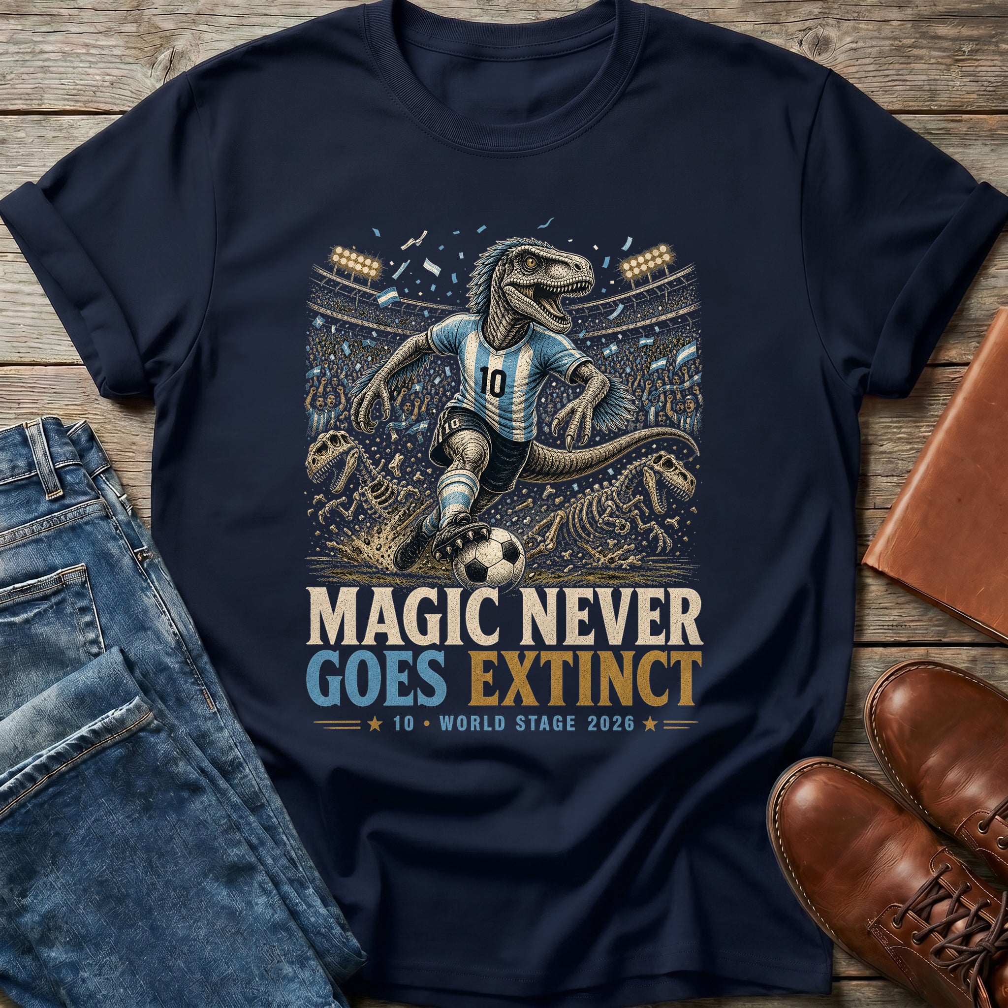 Magic Never Extinct Soccer T Shirt