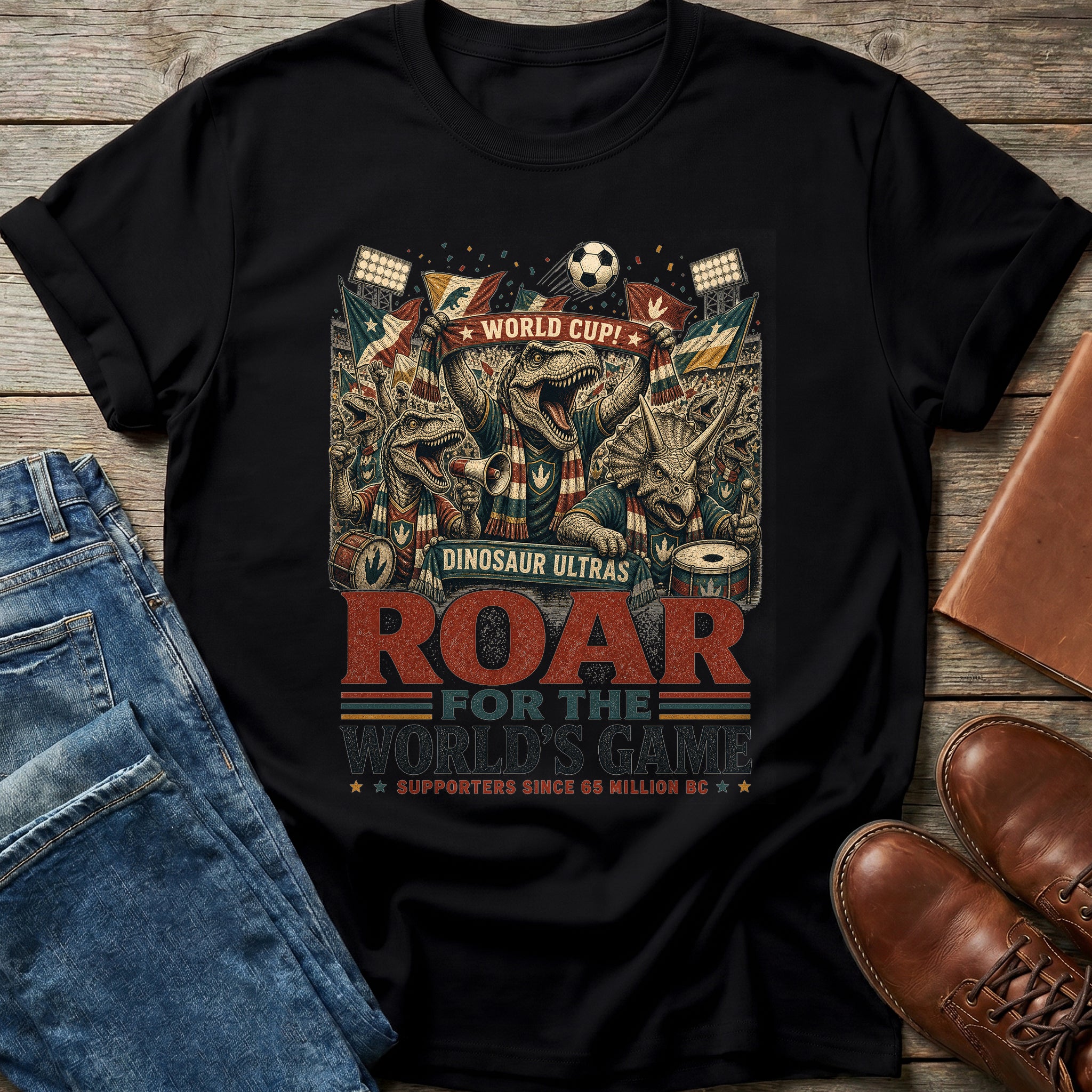 Roar For The World's Game T Shirt