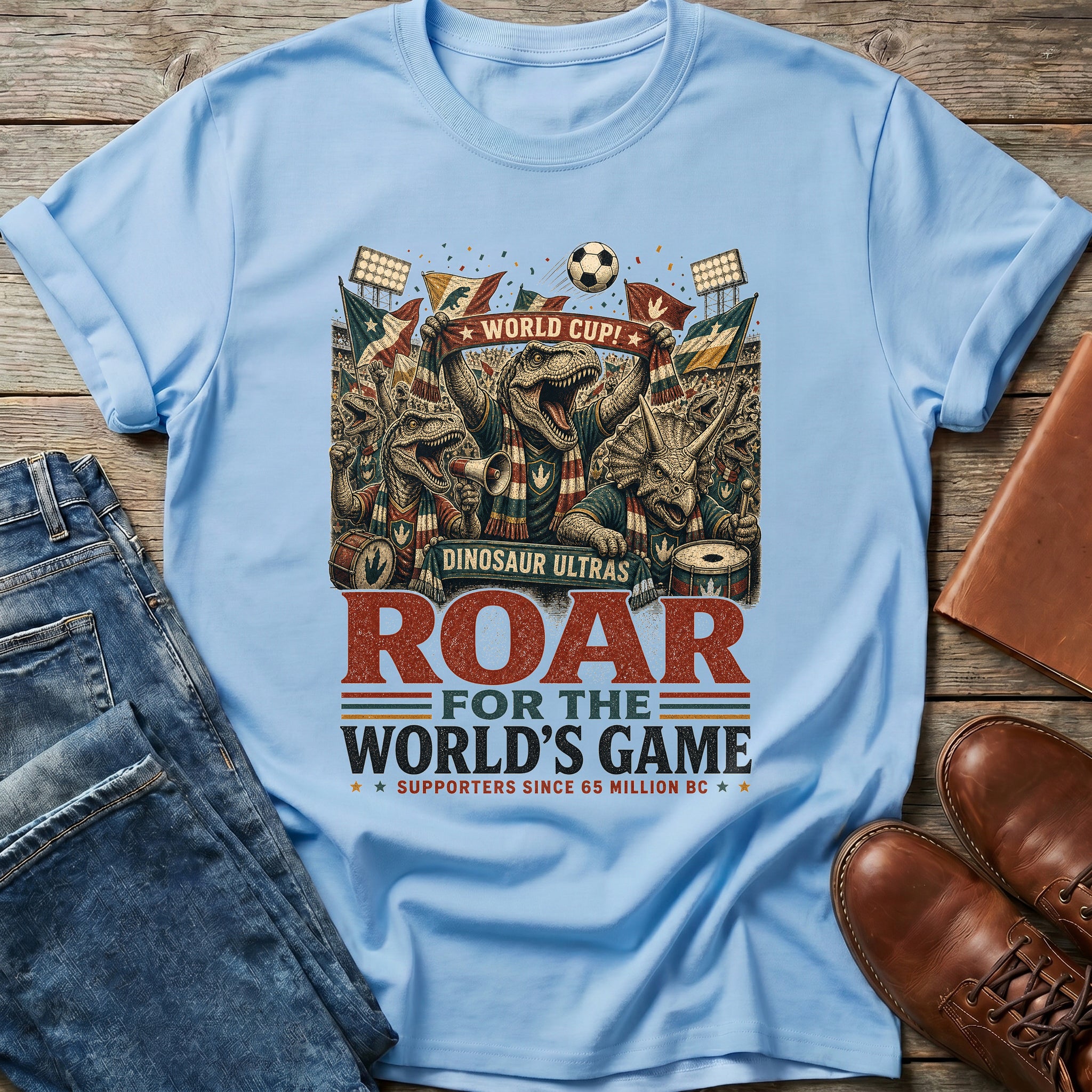 Roar For The World's Game T Shirt