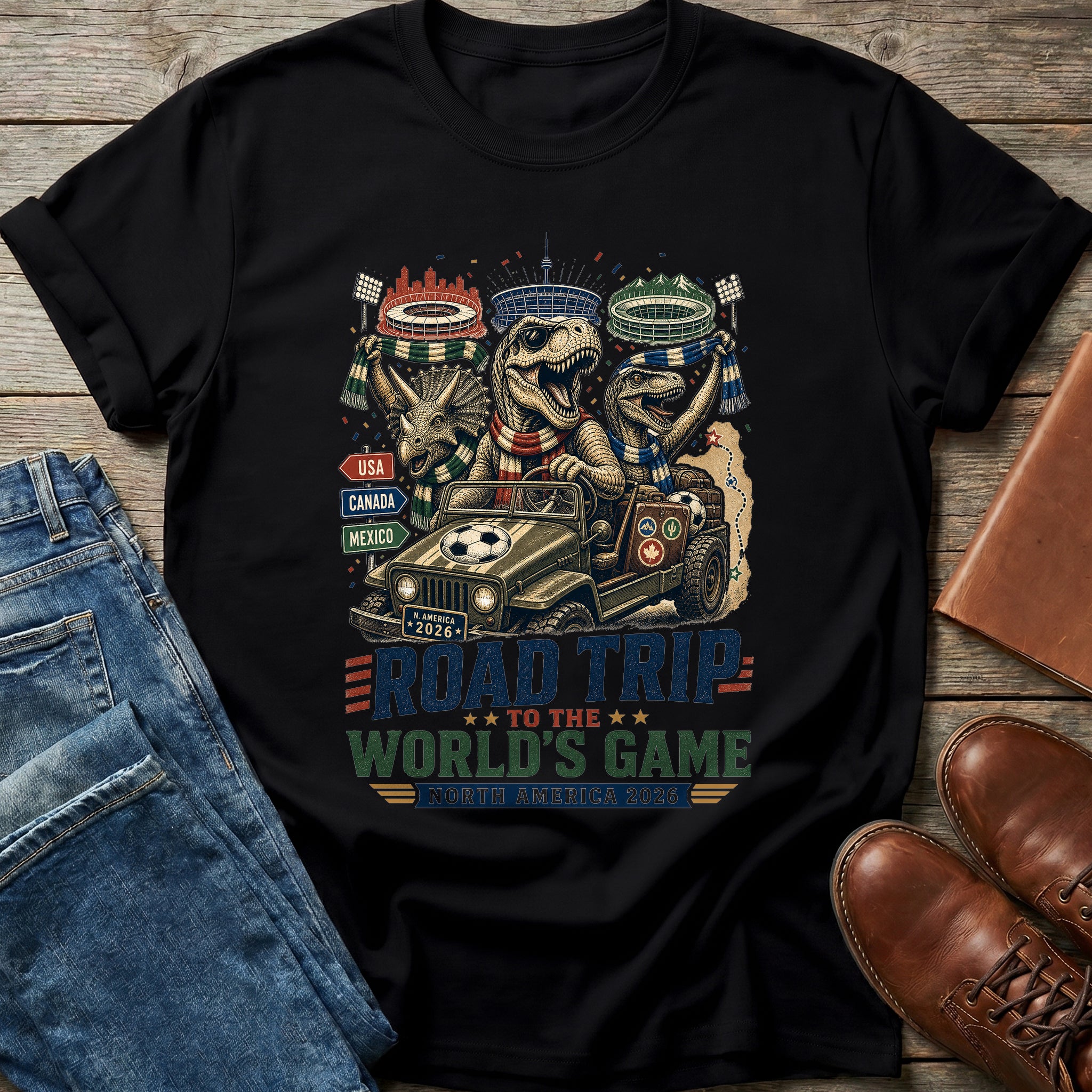 World's Game Road Trip T Shirt