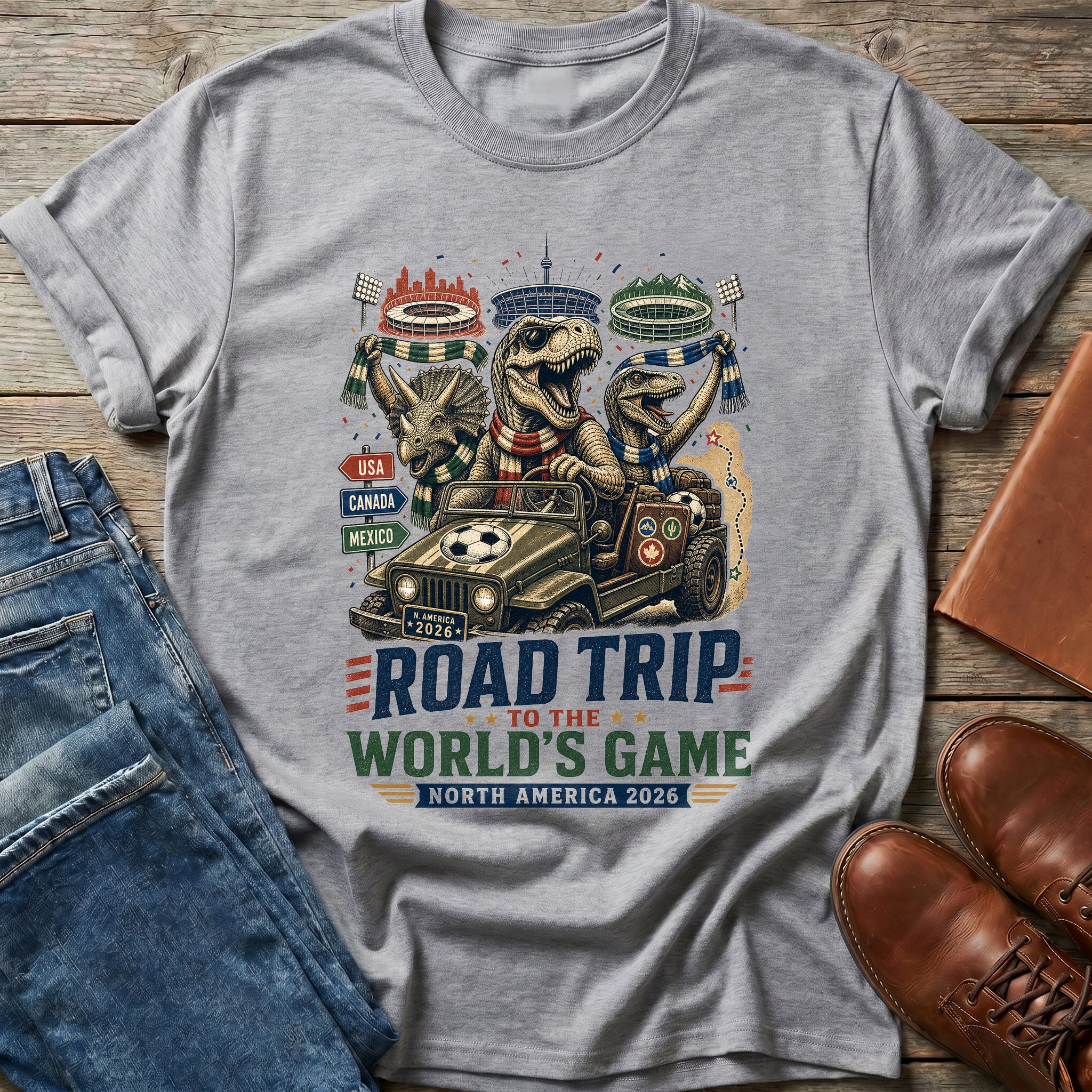 World's Game Road Trip T Shirt