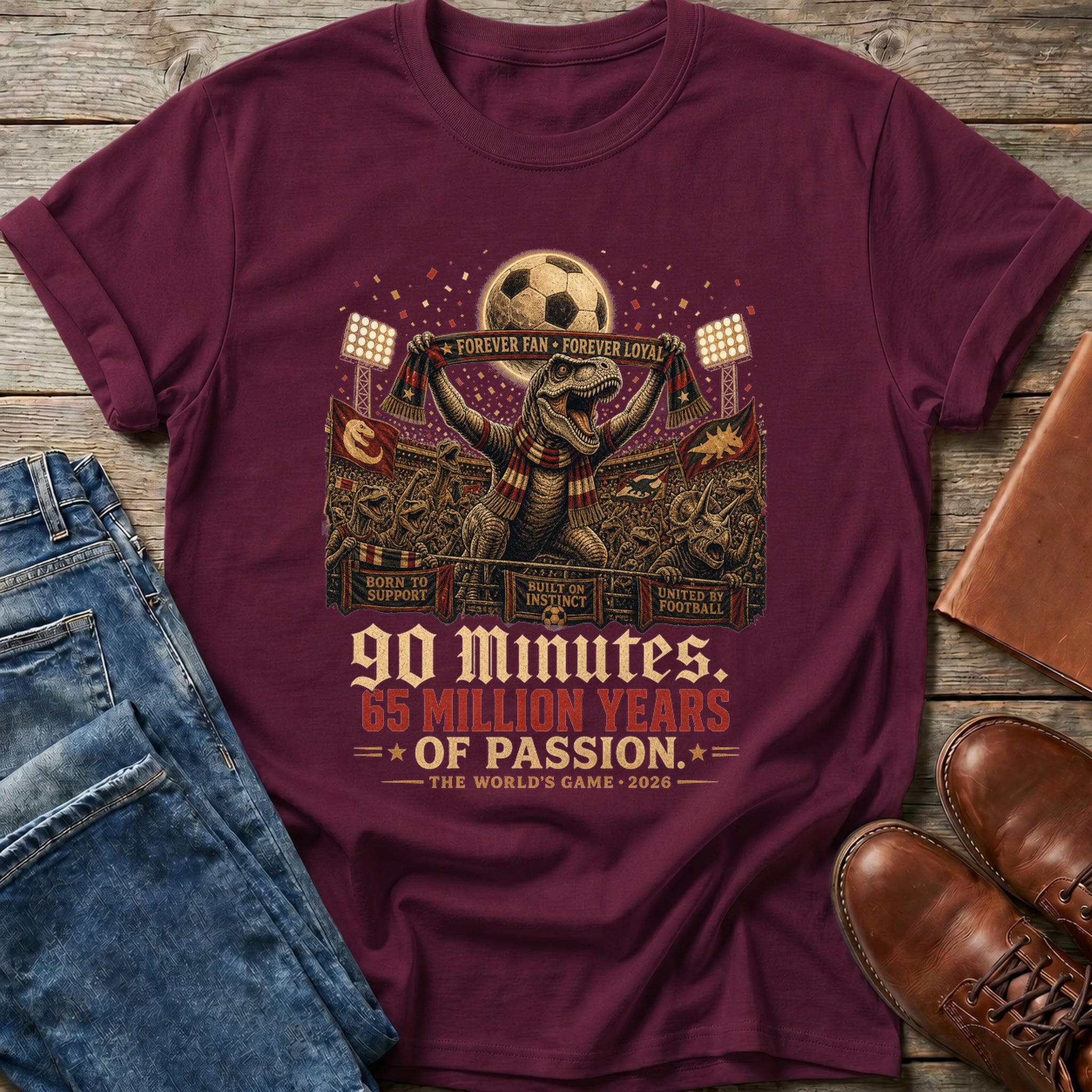 90 Minutes 65 Million Years T Shirt