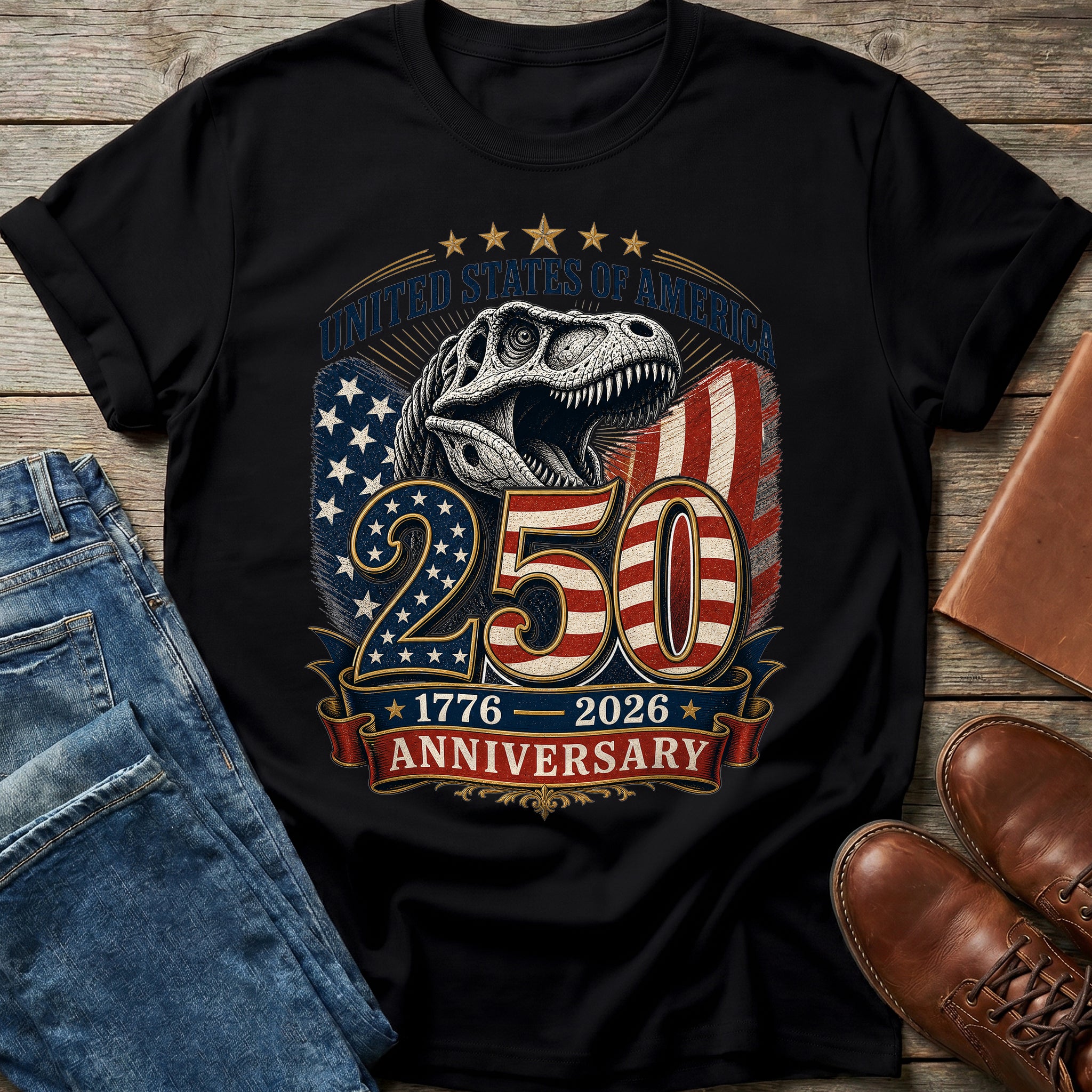 250 Years USA Rex T Shirt