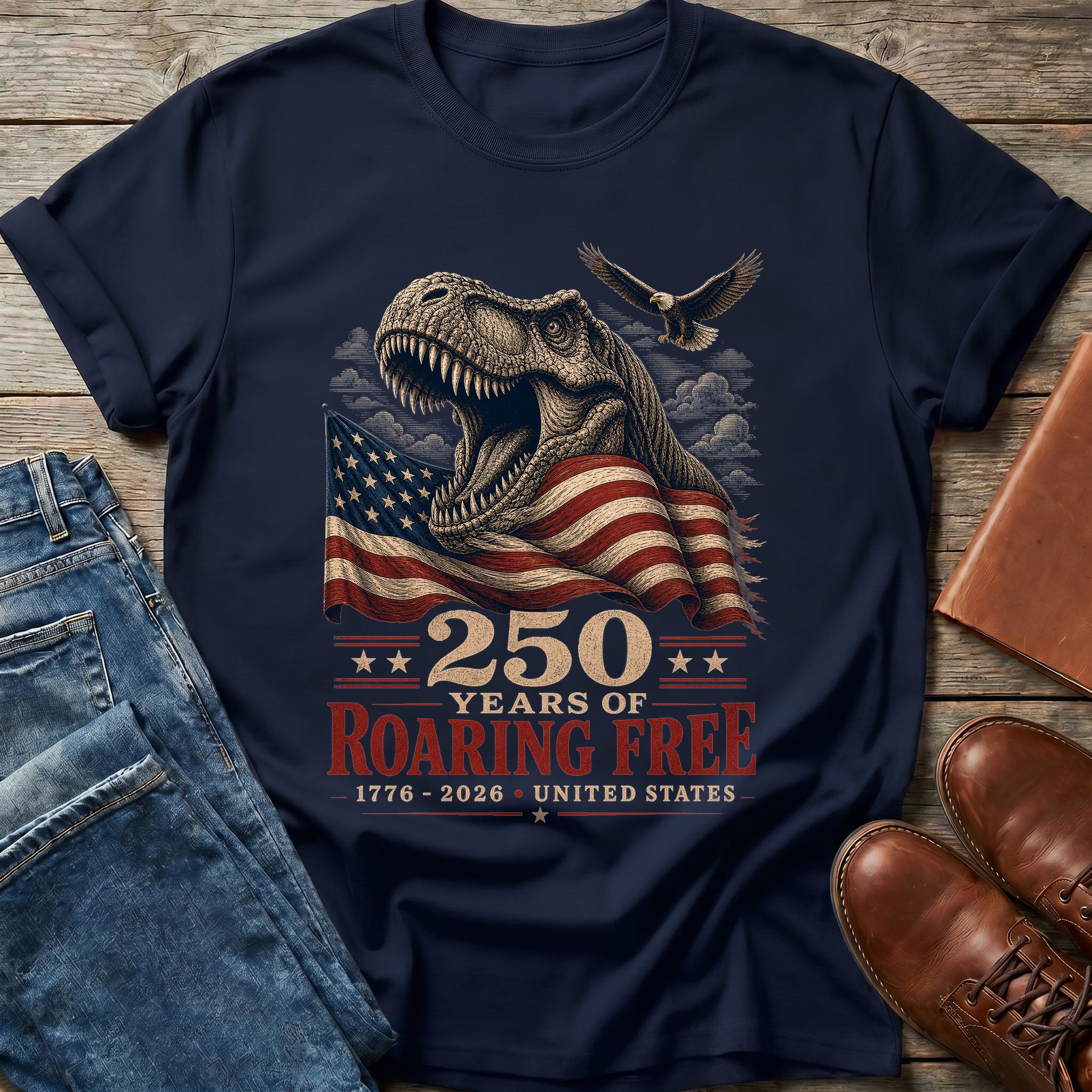 250 Years Roaring Free T Shirt