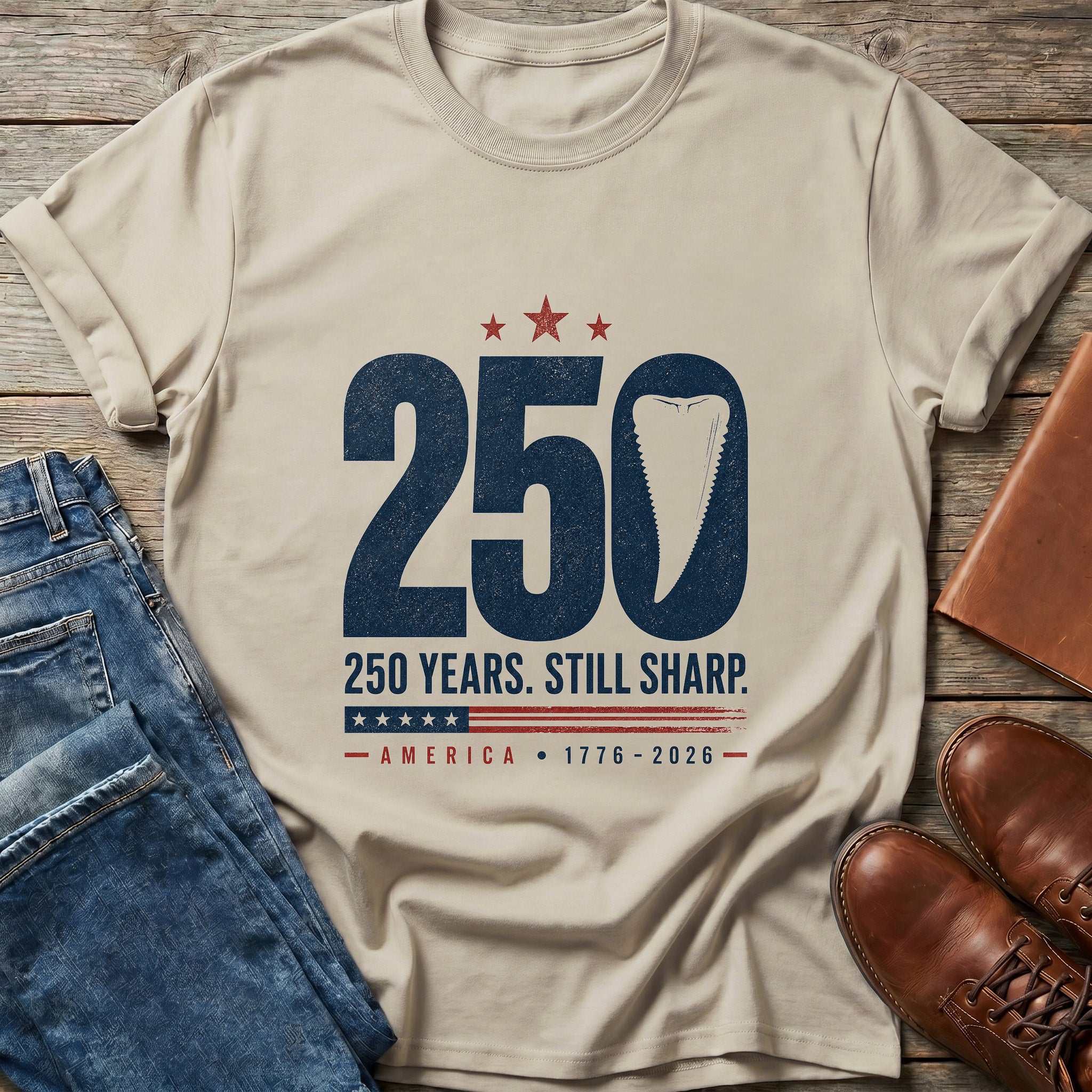 Still Sharp 250 Years T Shirt