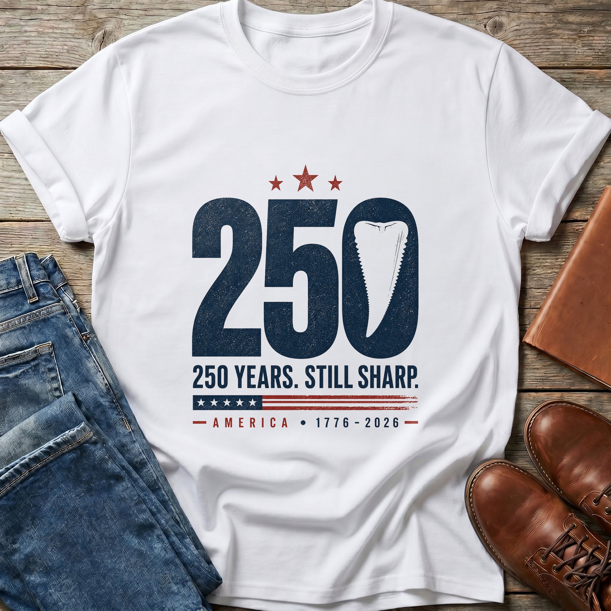 Still Sharp 250 Years T Shirt